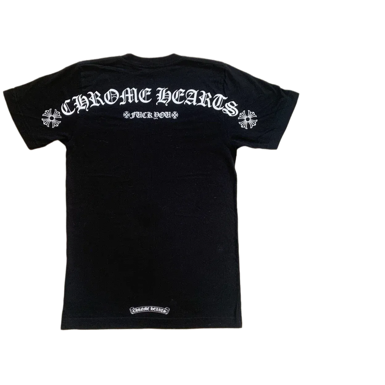 Chrome Hearts Fuck You Shoulder Logo T-Shirt Black