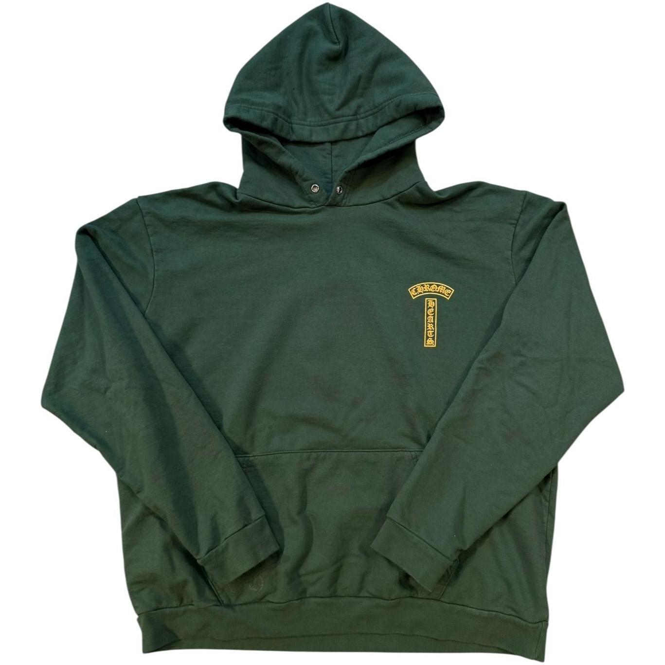 Chrome Hearts Green Hoodie Green/Orange - Like New