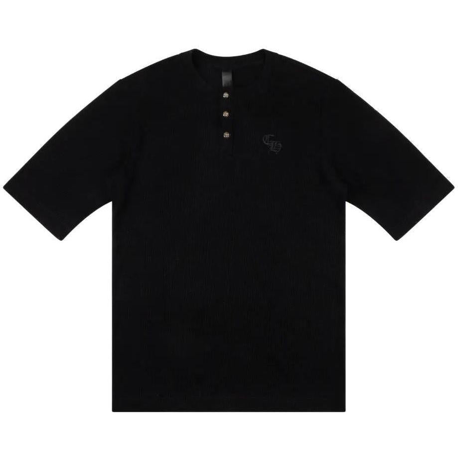 Chrome Hearts Henley short-sleeve T-shirt