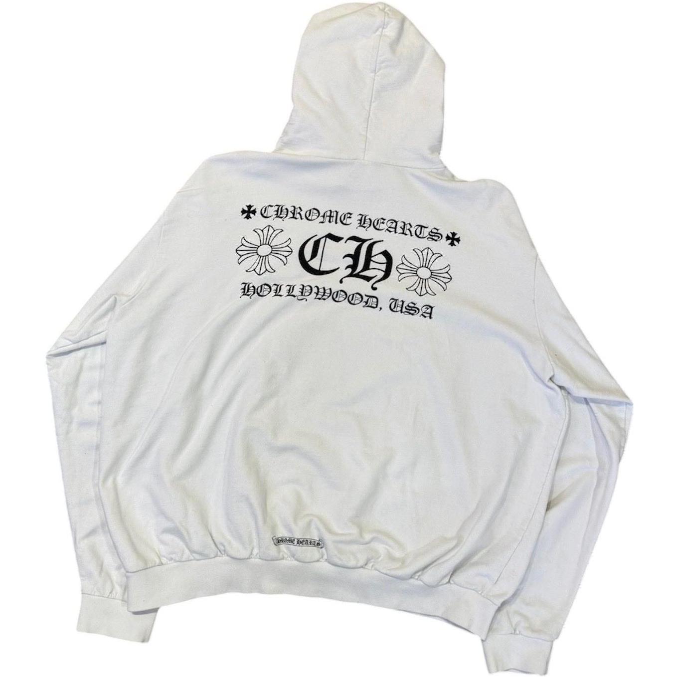 Chrome Hearts Hollywood Patch Logo Hoodie - Gently Used