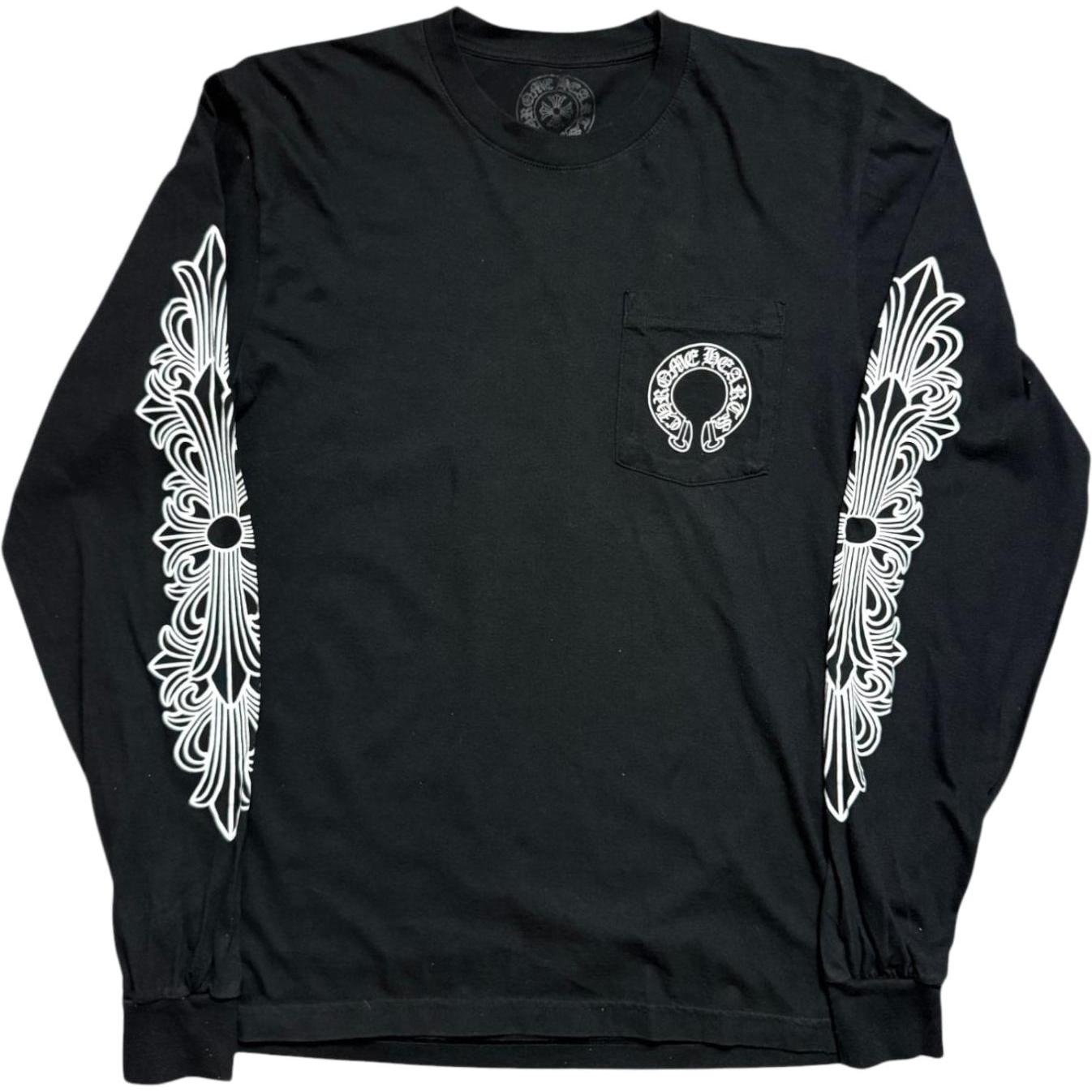 Chrome Hearts Horse Shoe L/S T-shirt Black - Like New