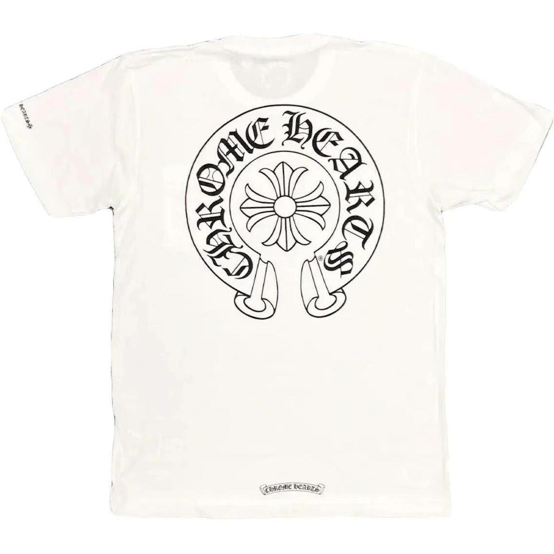 Chrome Hearts Horse Shoe Logo Pocket T-Shirt White