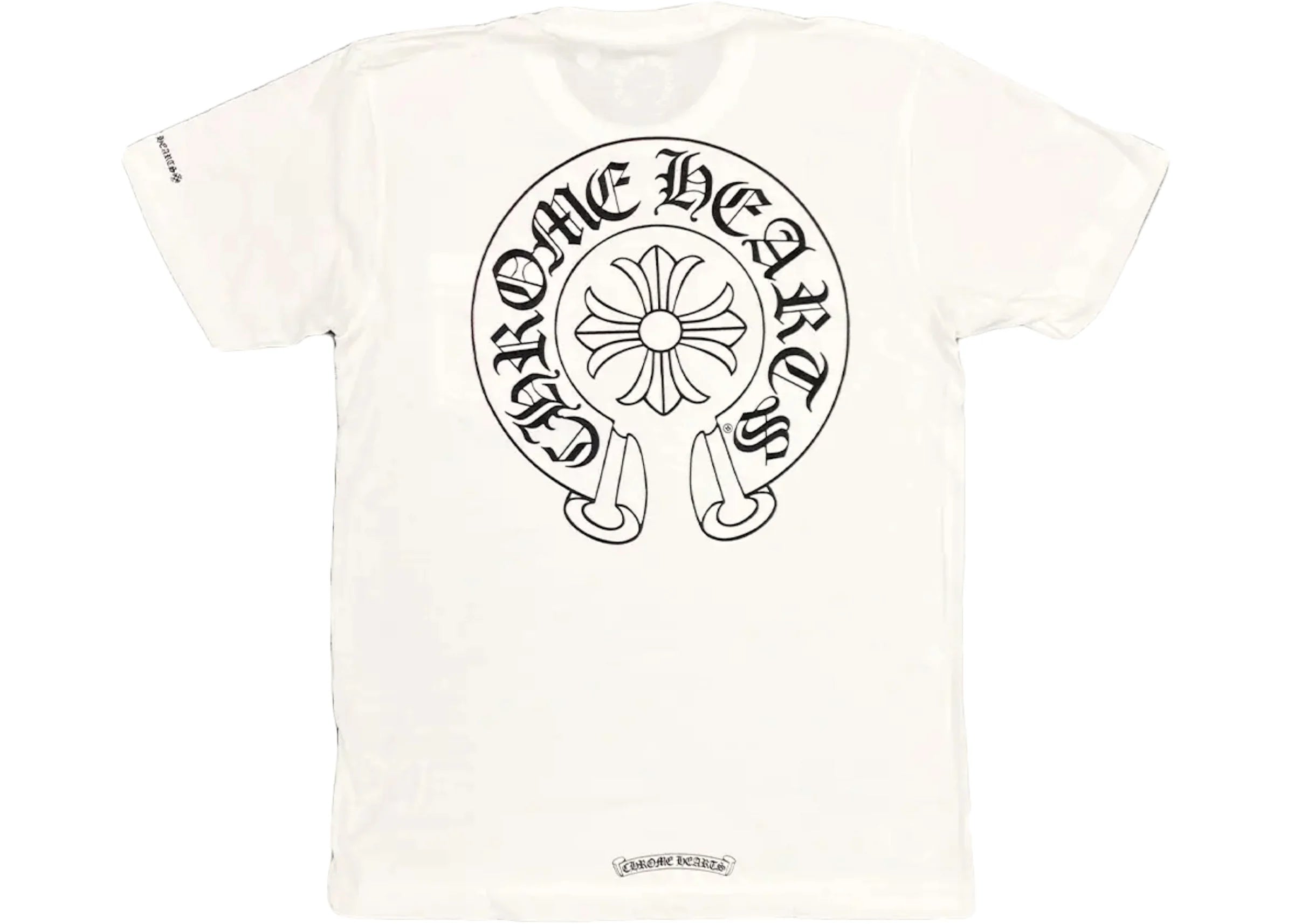 Chrome Hearts Neck Logo Horseshoe T-Shirt White