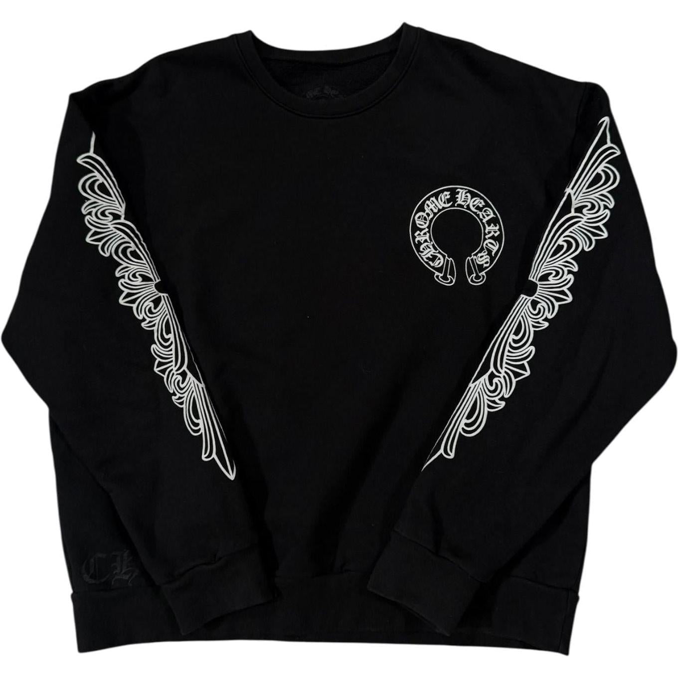 Chrome Hearts Horseshoe Crewneck Black - Like New