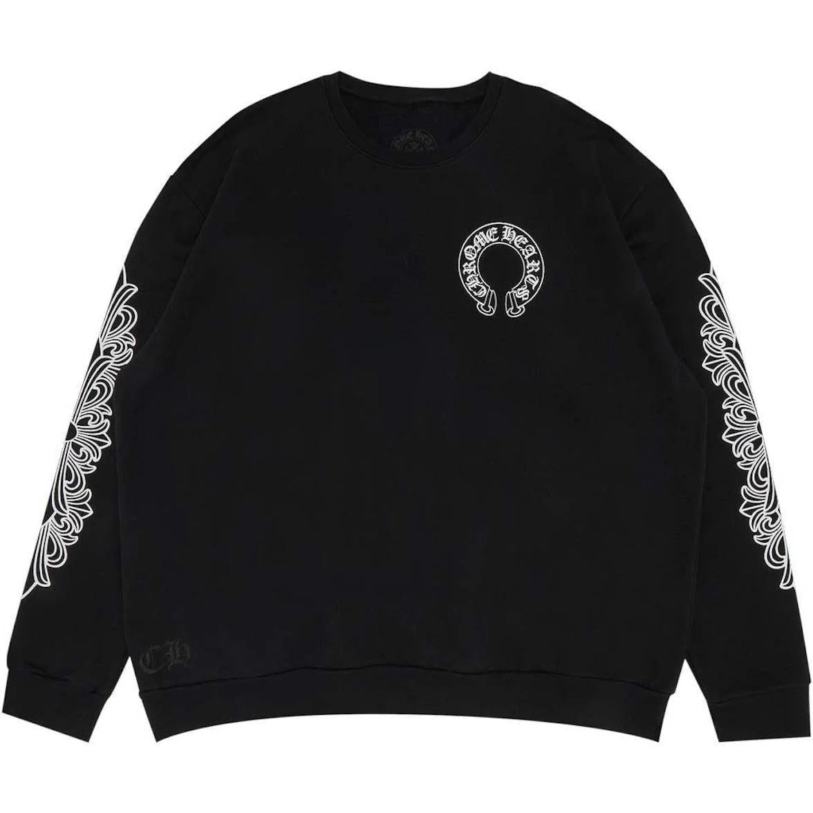Chrome Hearts Horseshoe Crewneck Black