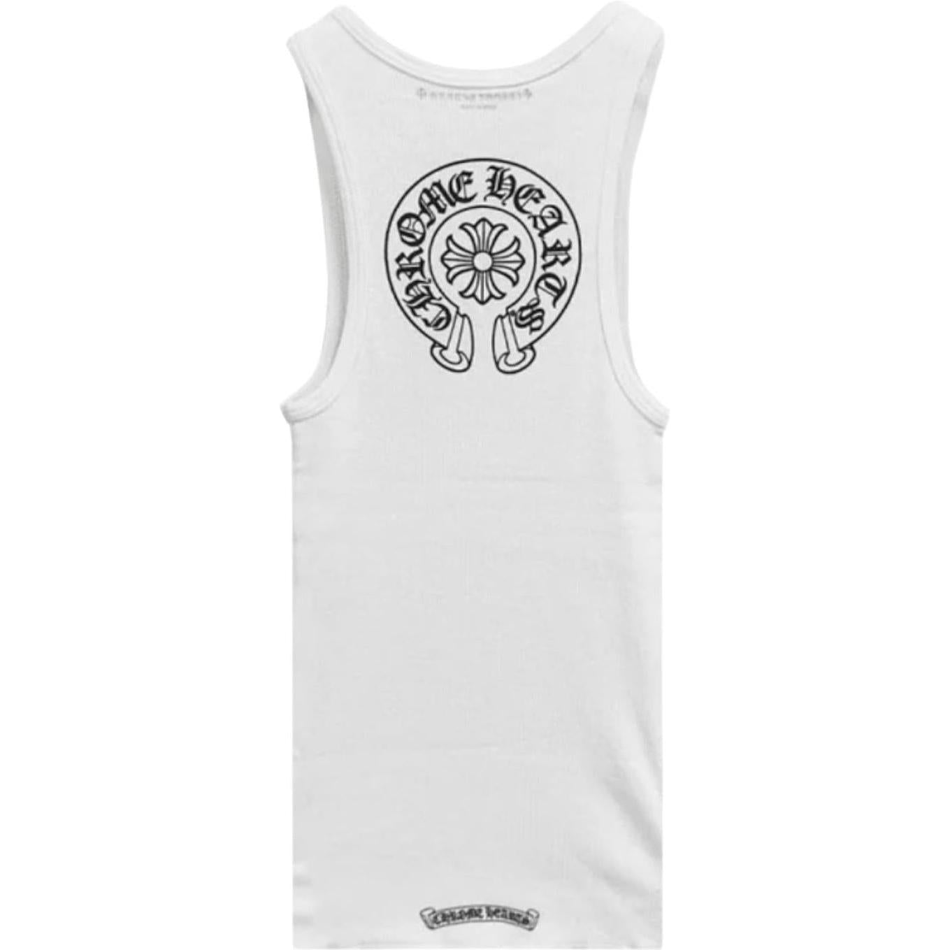 Chrome Hearts Horseshoe Tank Top White