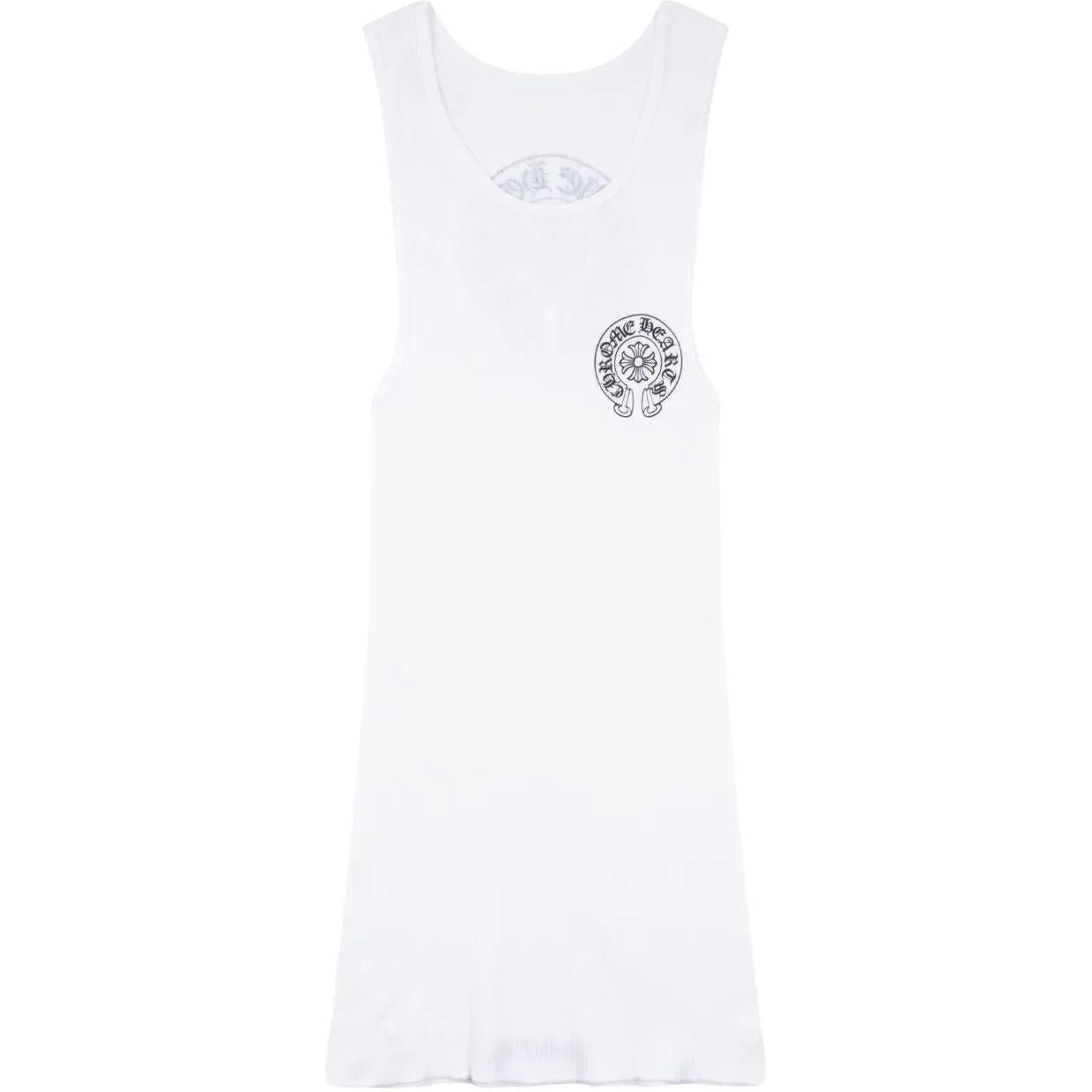 Chrome Hearts Horseshoe Tank Top White