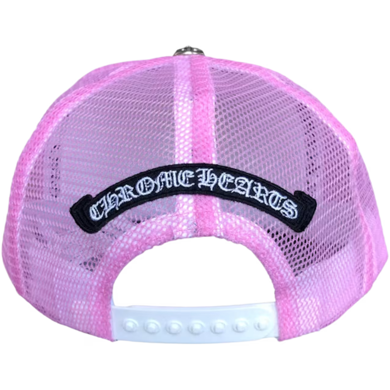 Chrome Hearts Horseshoe Trucker Hat Pink/White