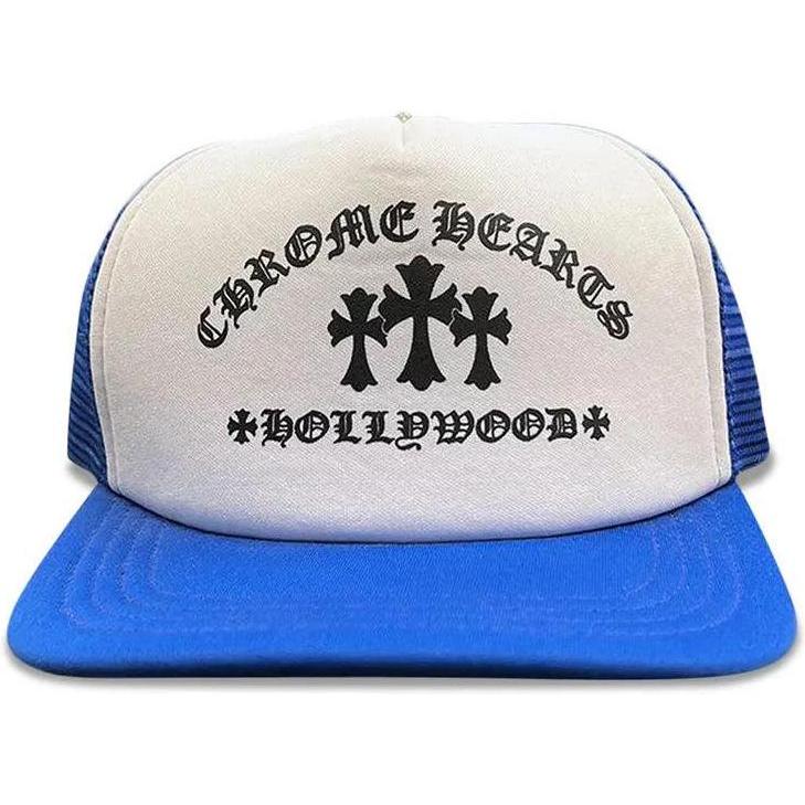 Chrome Hearts King Taco Trucker Blue White