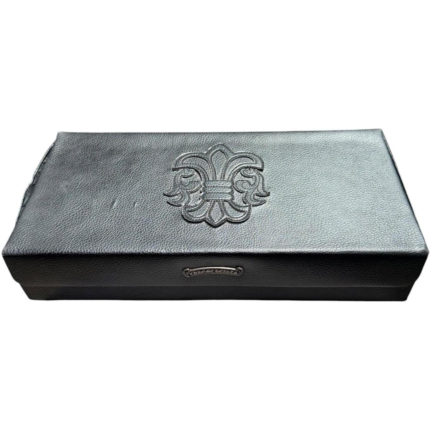 Chrome Hearts Leather Fleur Patch Sunglasses Case