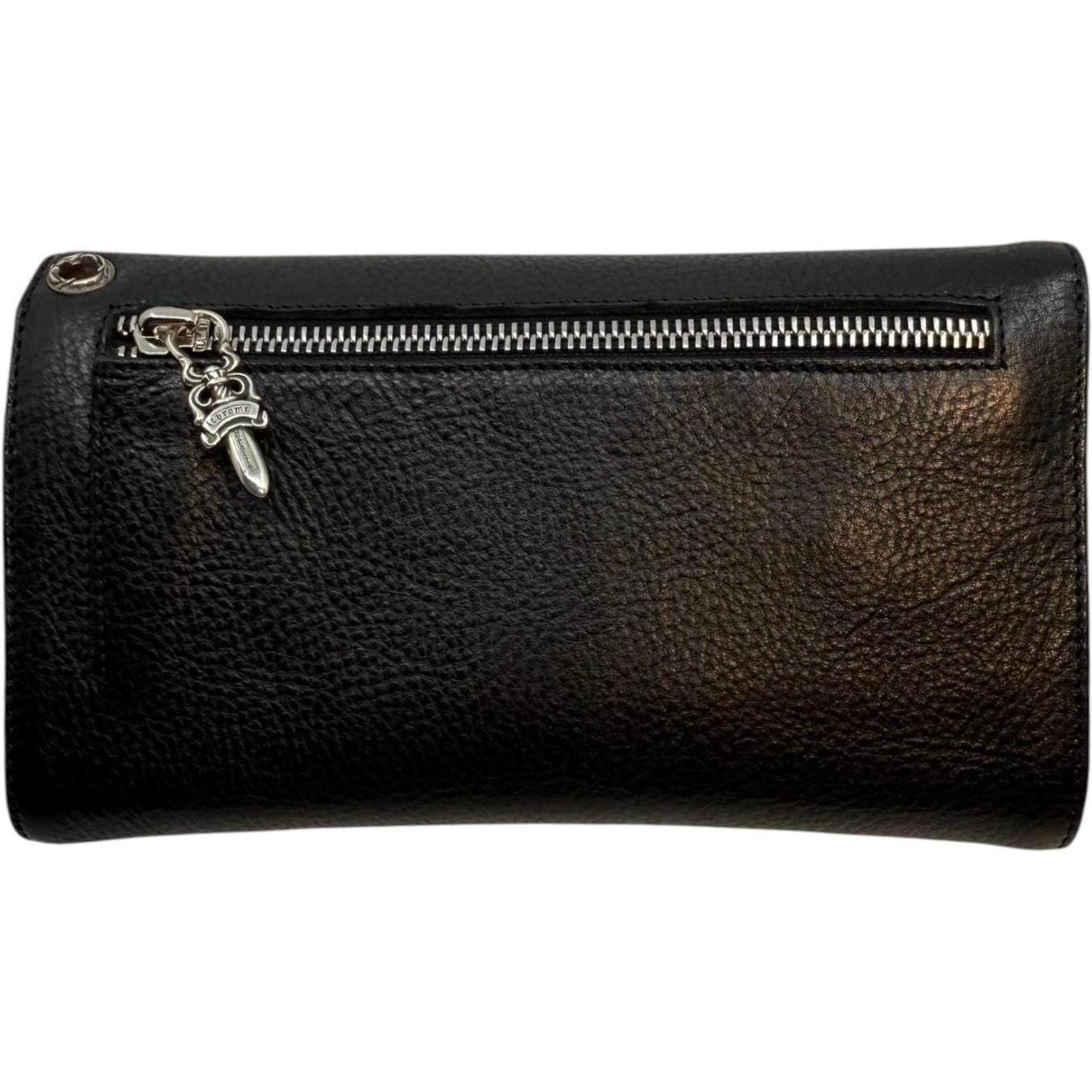 Chrome Hearts Leather Wave Wallet