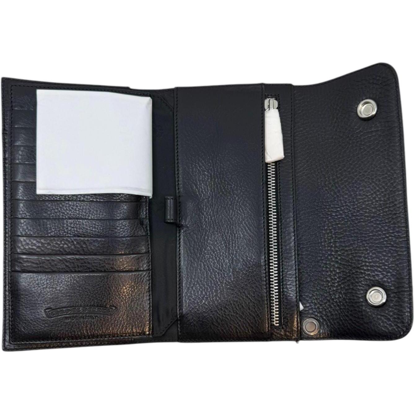 Chrome Hearts Leather Wave Wallet