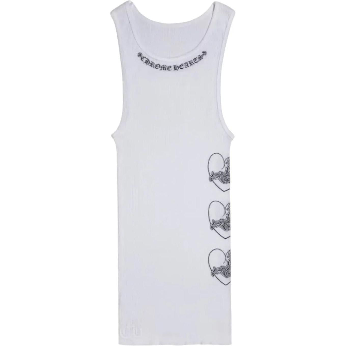 Chrome Hearts Love You Rib Tank White/Black