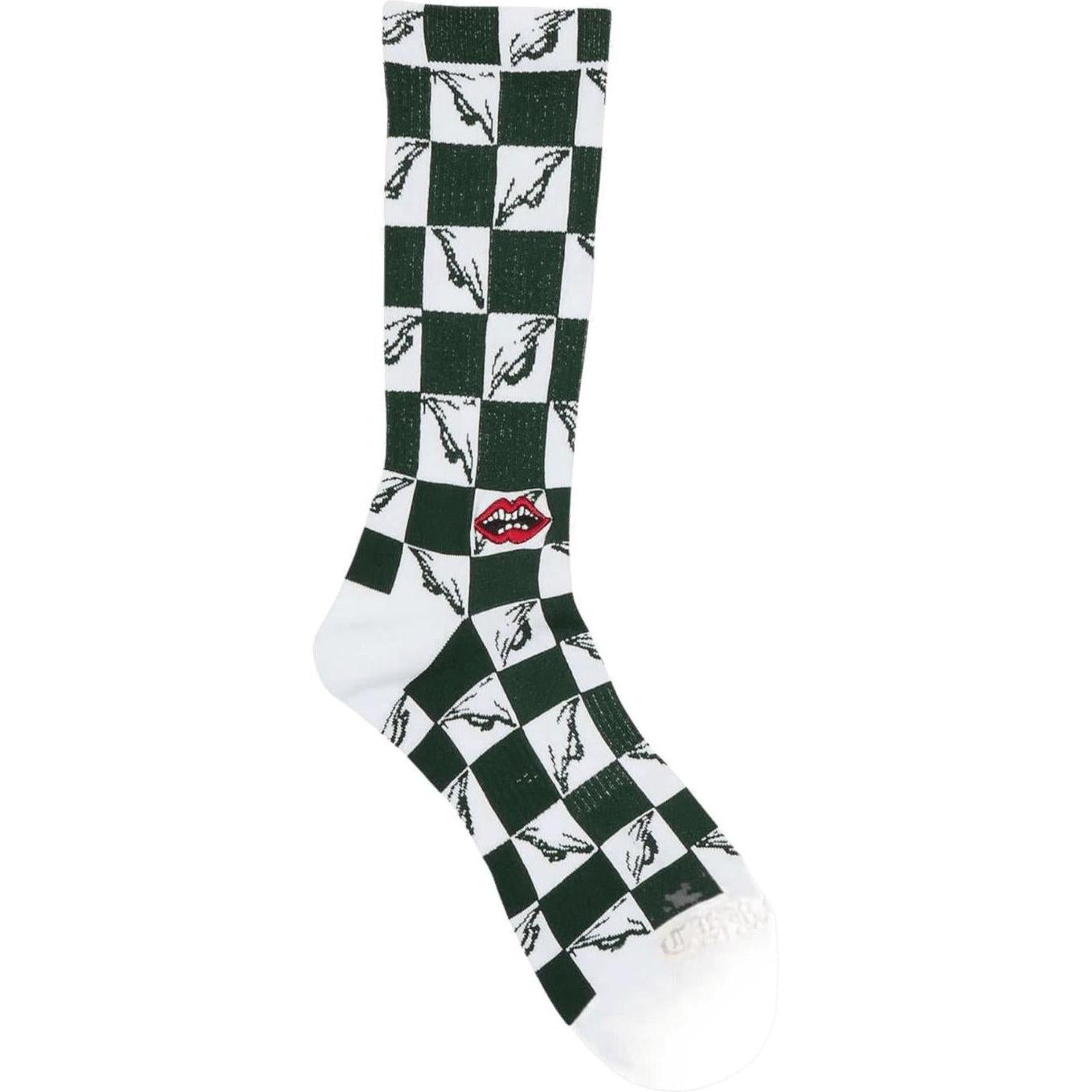 Chrome Hearts Matty Boy 99 Eyes Socks Green