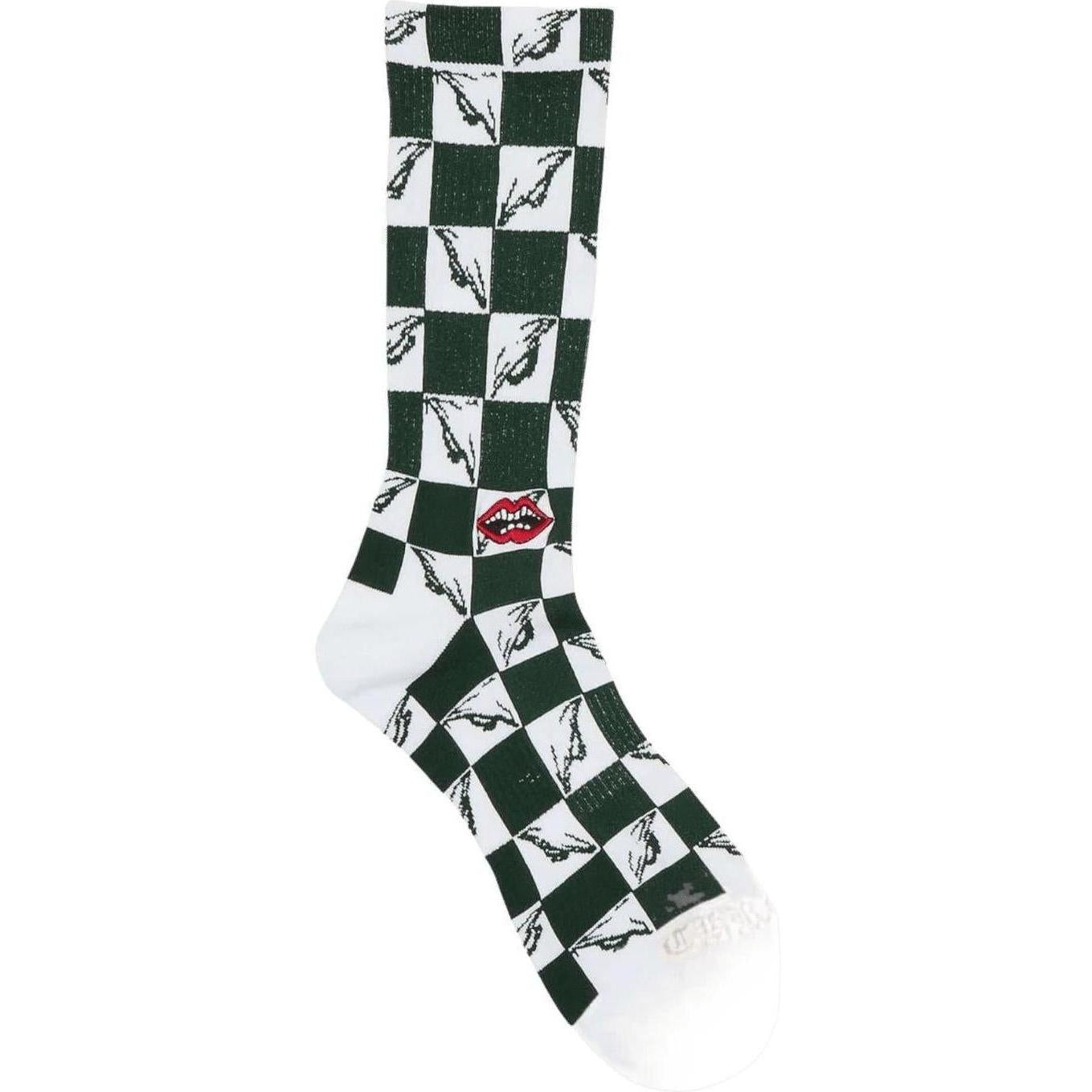Chrome Hearts Matty Boy 99 Eyes Socks Green