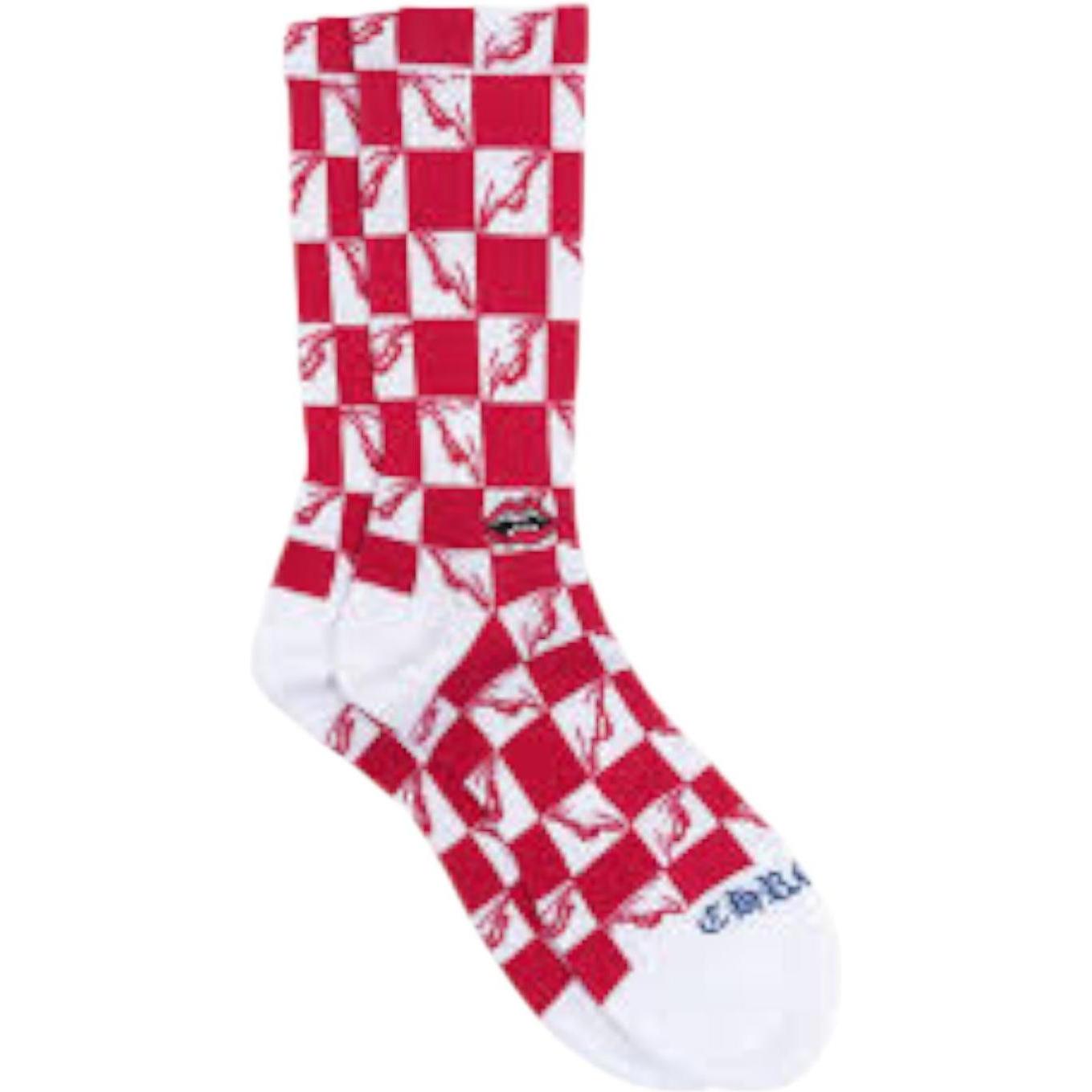 Chrome Hearts Matty Boy 99 eyes Socks Red