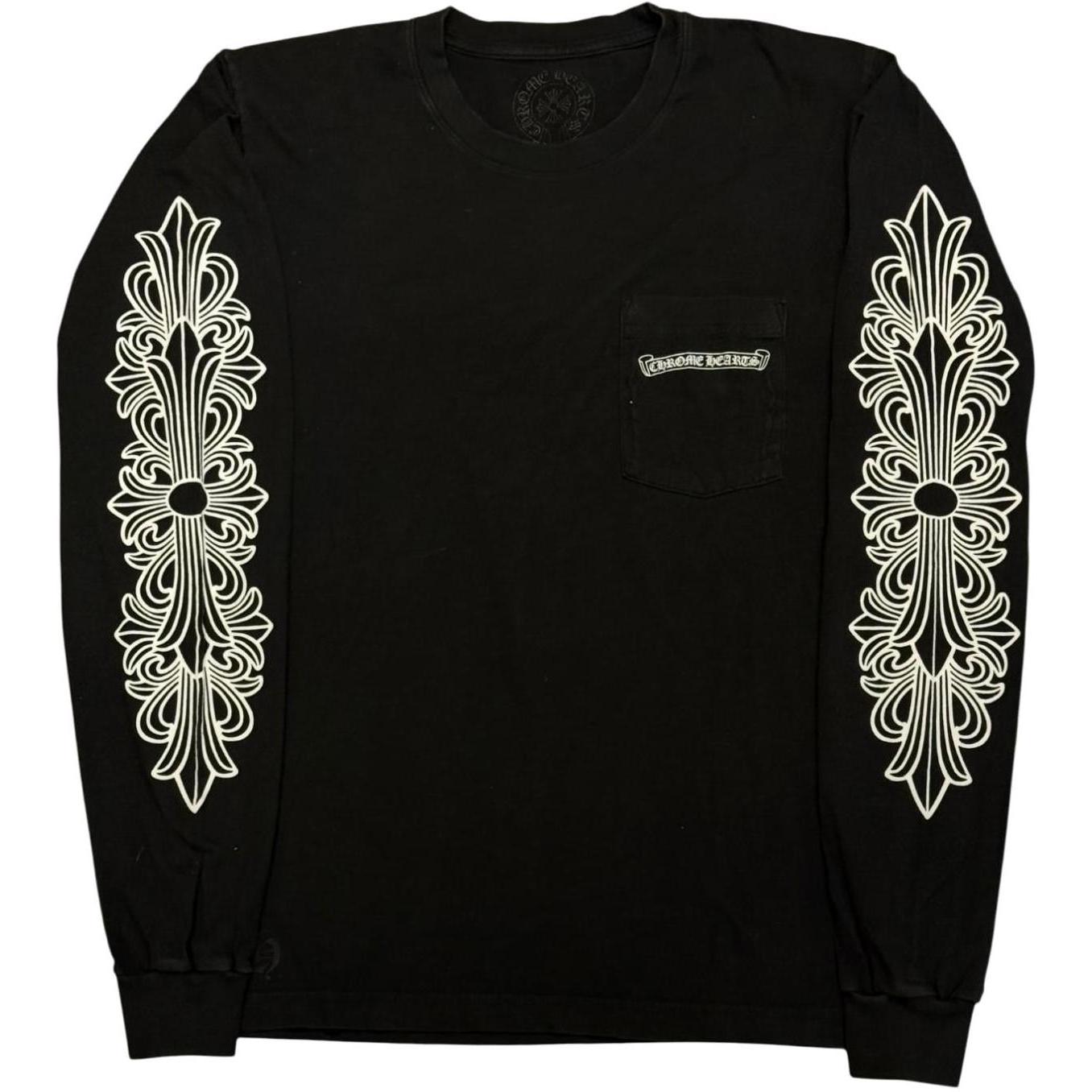 Chrome Hearts Matty Boy Aspen Floral L/S T-shirt Black