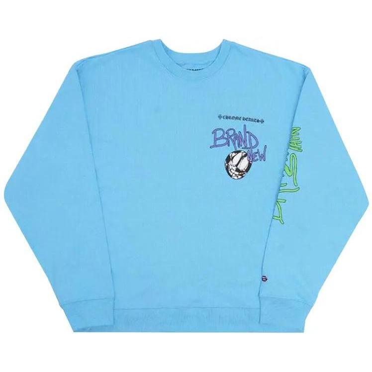 Chrome Hearts Matty Boy Brain Crewneck Blue - Like New