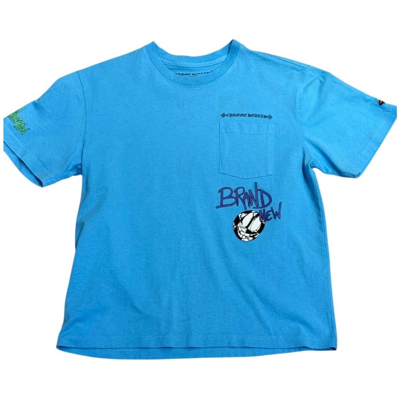 Chrome Hearts Matty Boy Brain New Tee Baby Blue - Like New