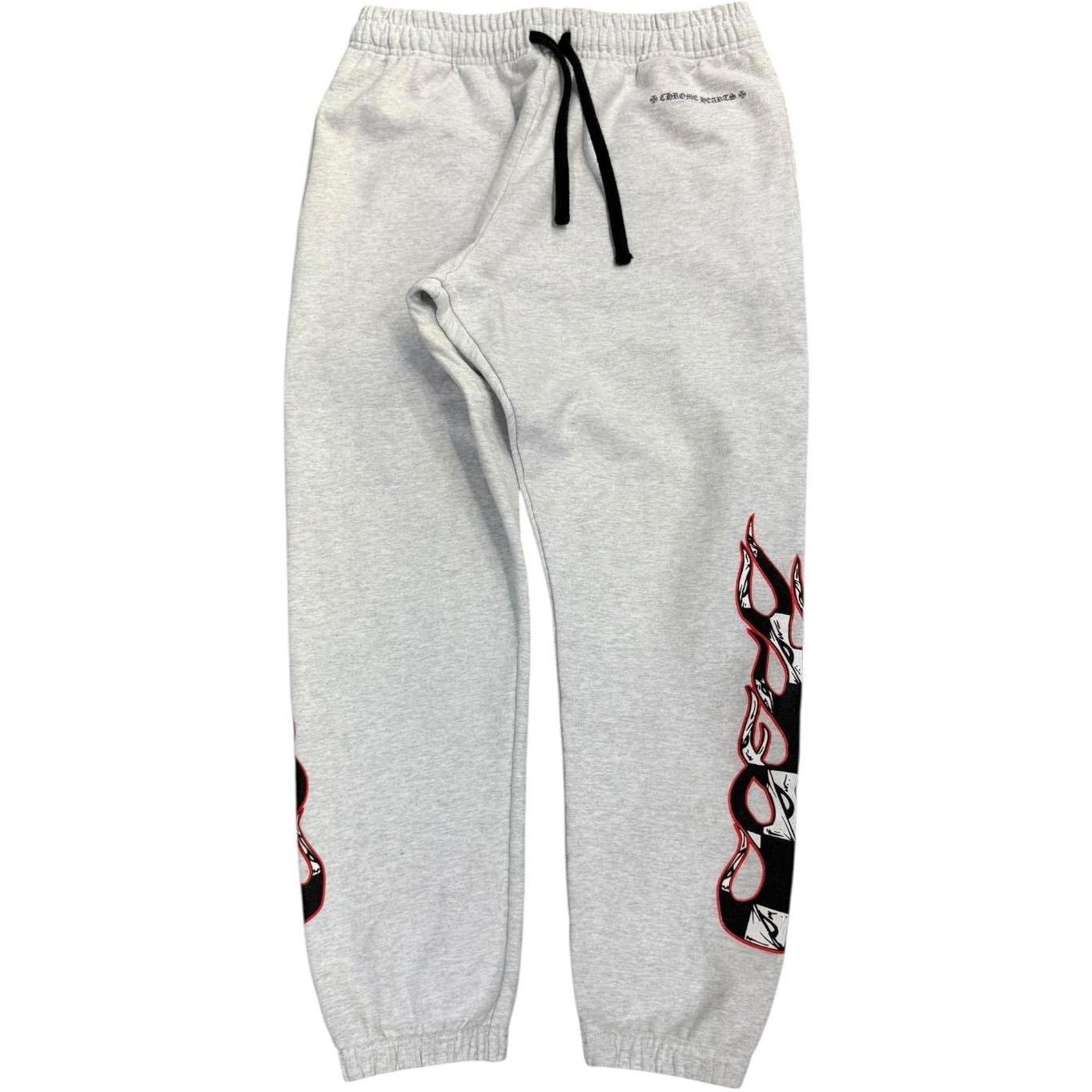 Chrome Hearts Matty Boy Brain Sweatpants Heather Grey - Lightly Used