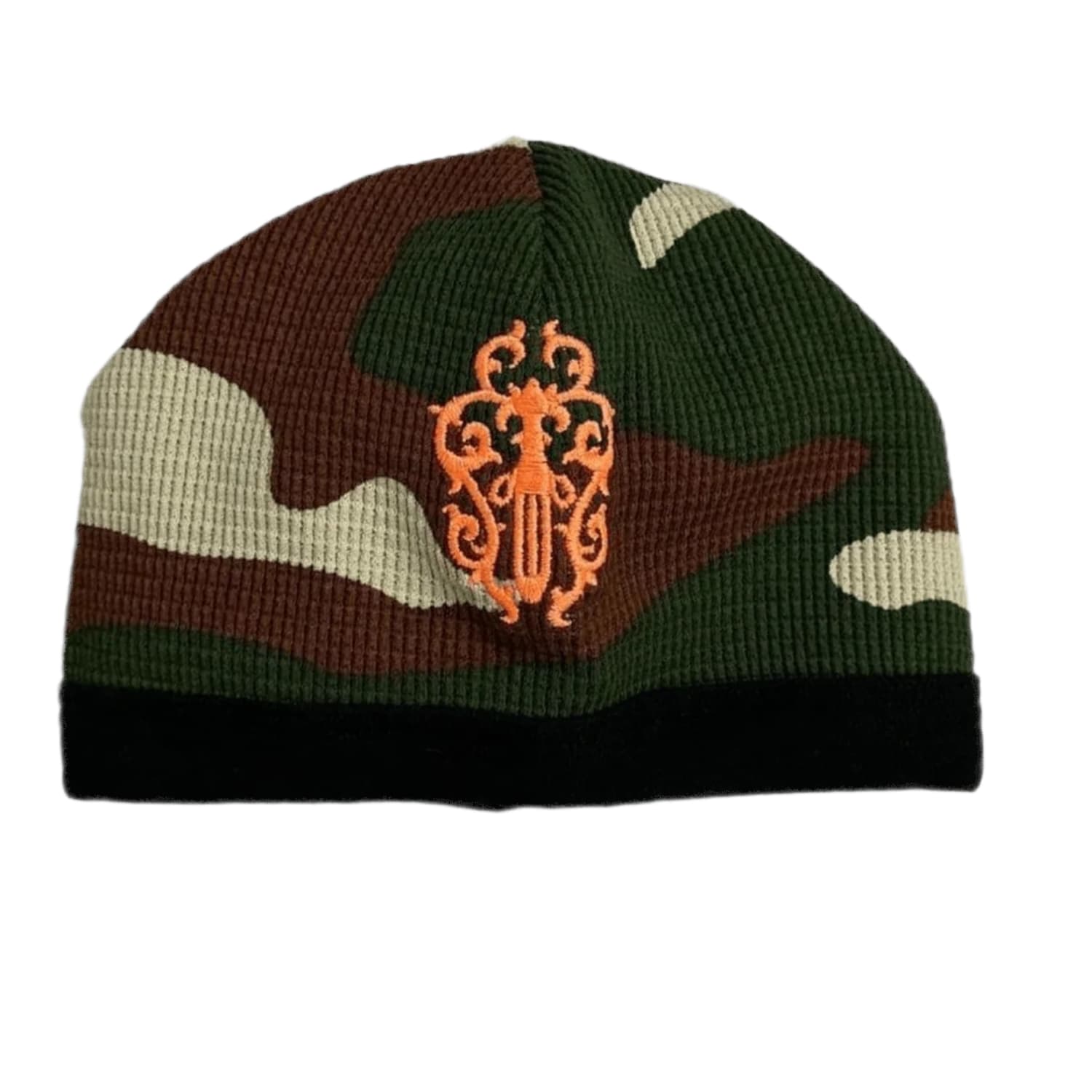Chrome Hearts Matty Boy Dagger Lips Skull Cap Thermal Beanie Camo