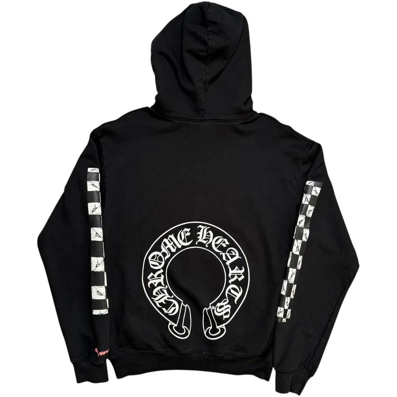 Chrome Hearts Matty Boy Double Hood Chomper Hoodie Black - Like New