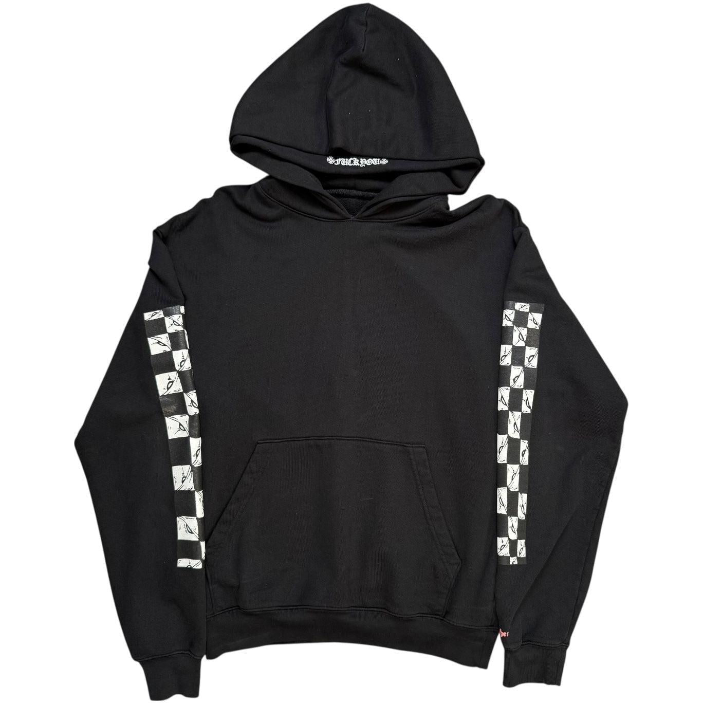 Chrome Hearts Matty Boy Double Hood Chomper Hoodie Black - Like New