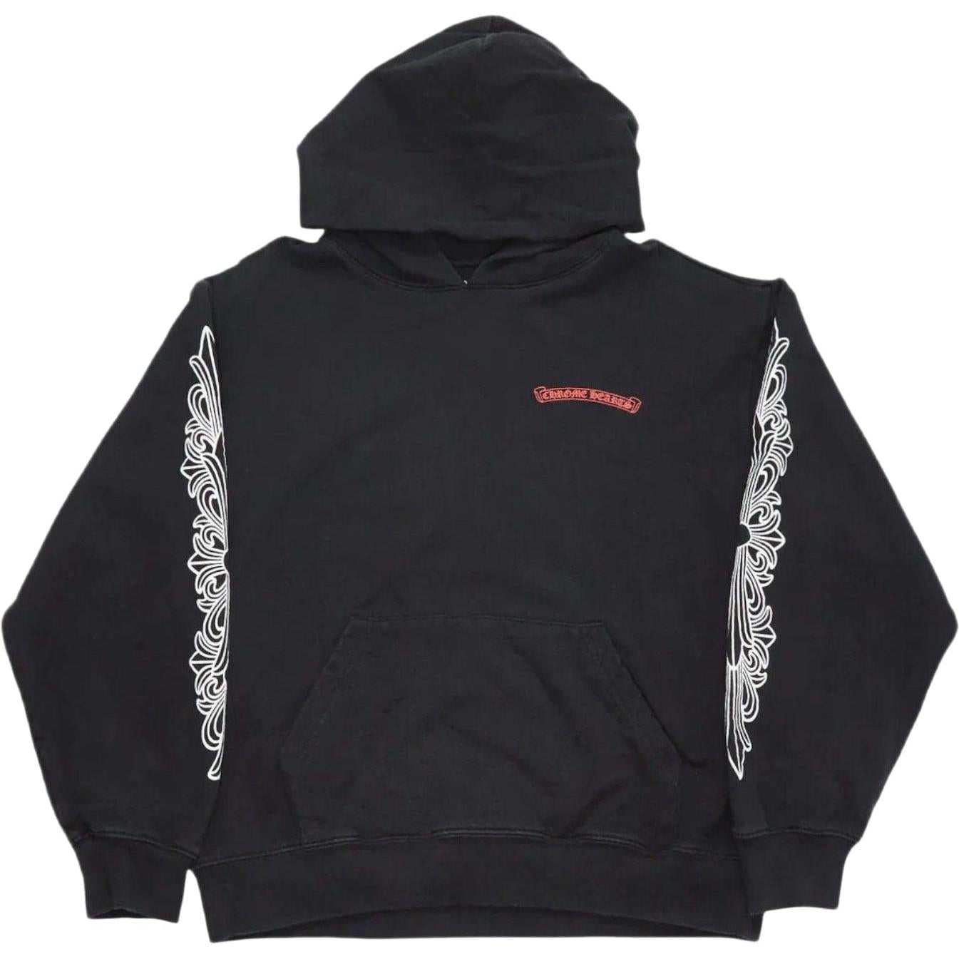 Chrome Hearts Matty Boy Flower Chomper Hoodie Black