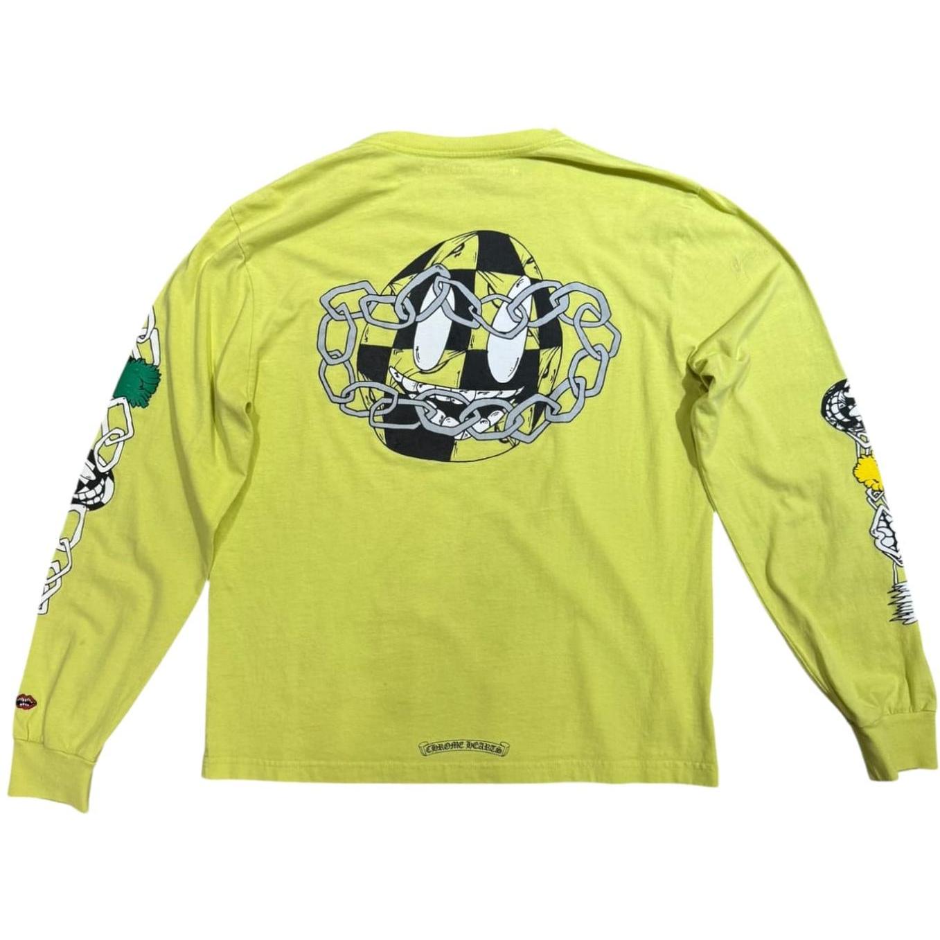 Chrome Hearts Matty Boy Link L/S T-shirt Lime Green