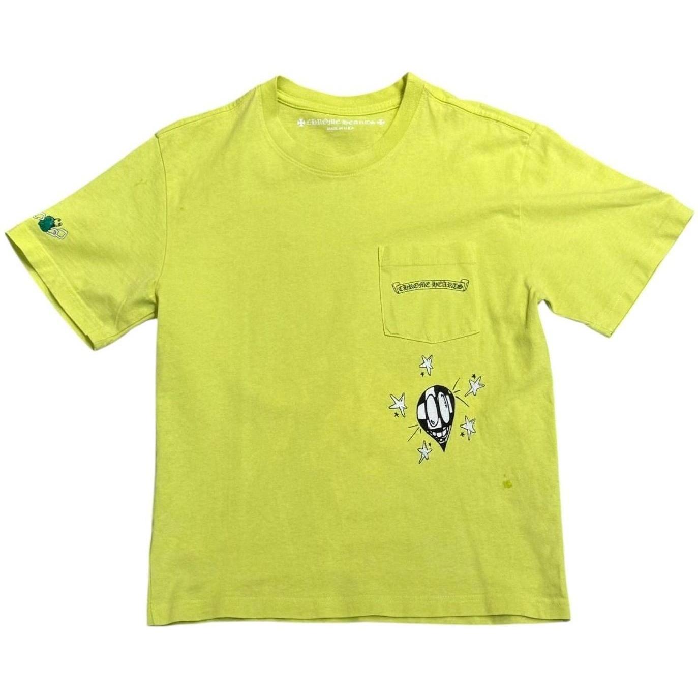 Chrome Hearts Matty Boy Link T-shirt Lime Green - Like New