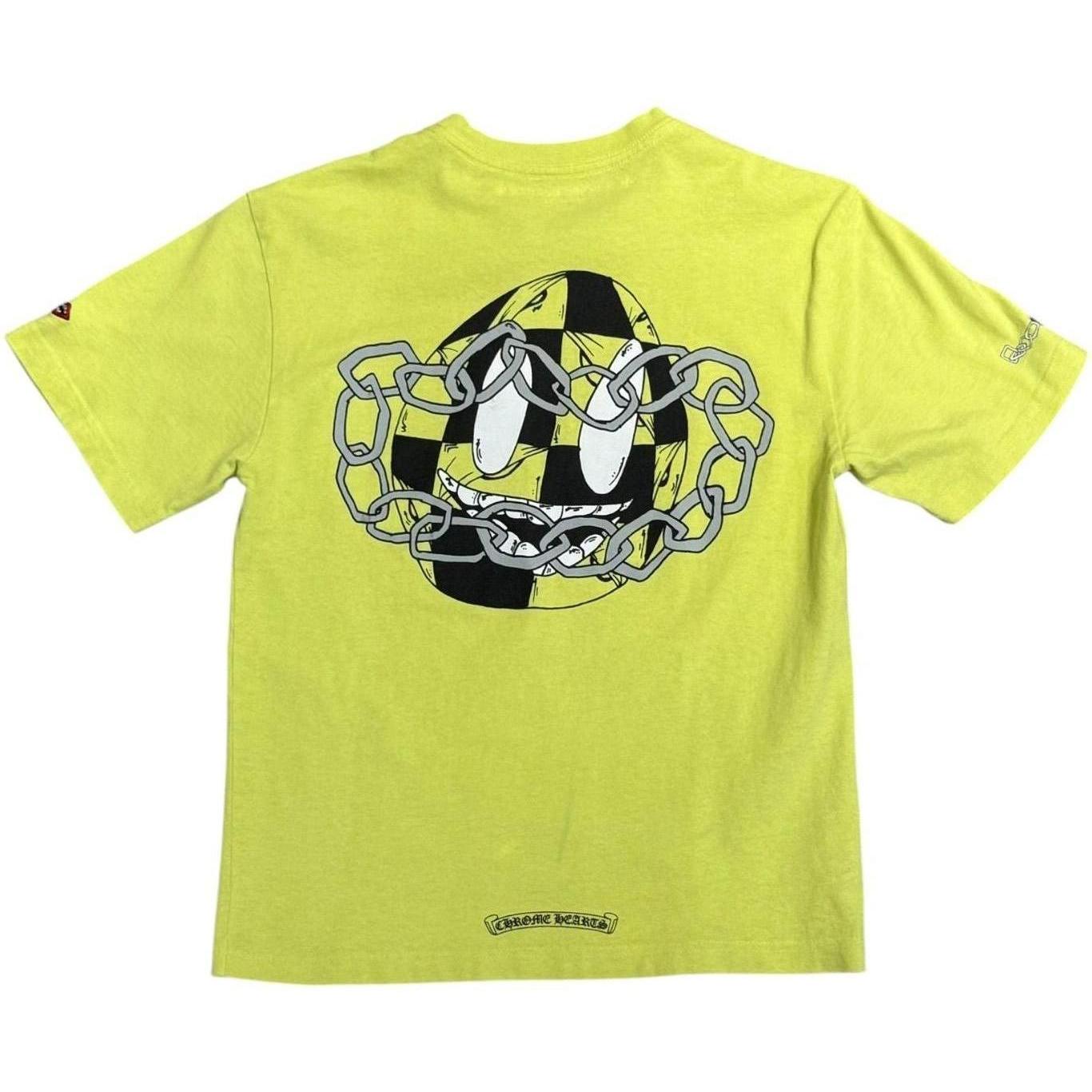 Chrome Hearts Matty Boy Link T-shirt Lime Green - Like New