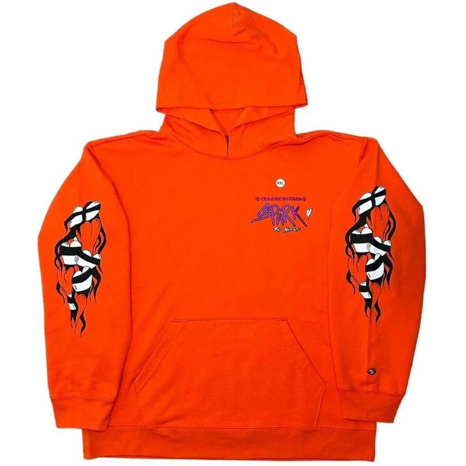 Chrome Hearts Matty Boy Sadistic Lipstick Hoodie Orange