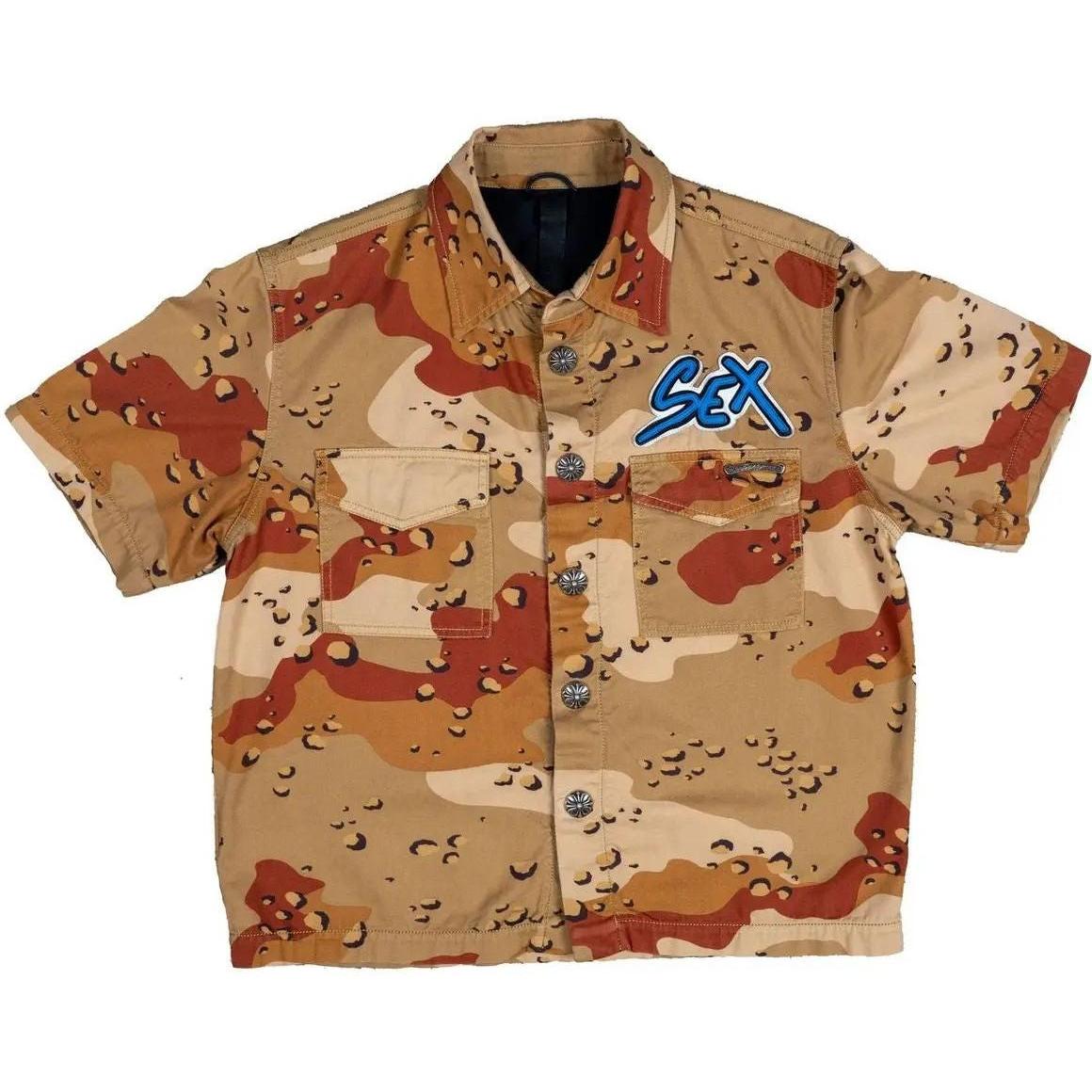 Chrome Hearts Matty Boy Sex Camo Button Up Shirt - Used