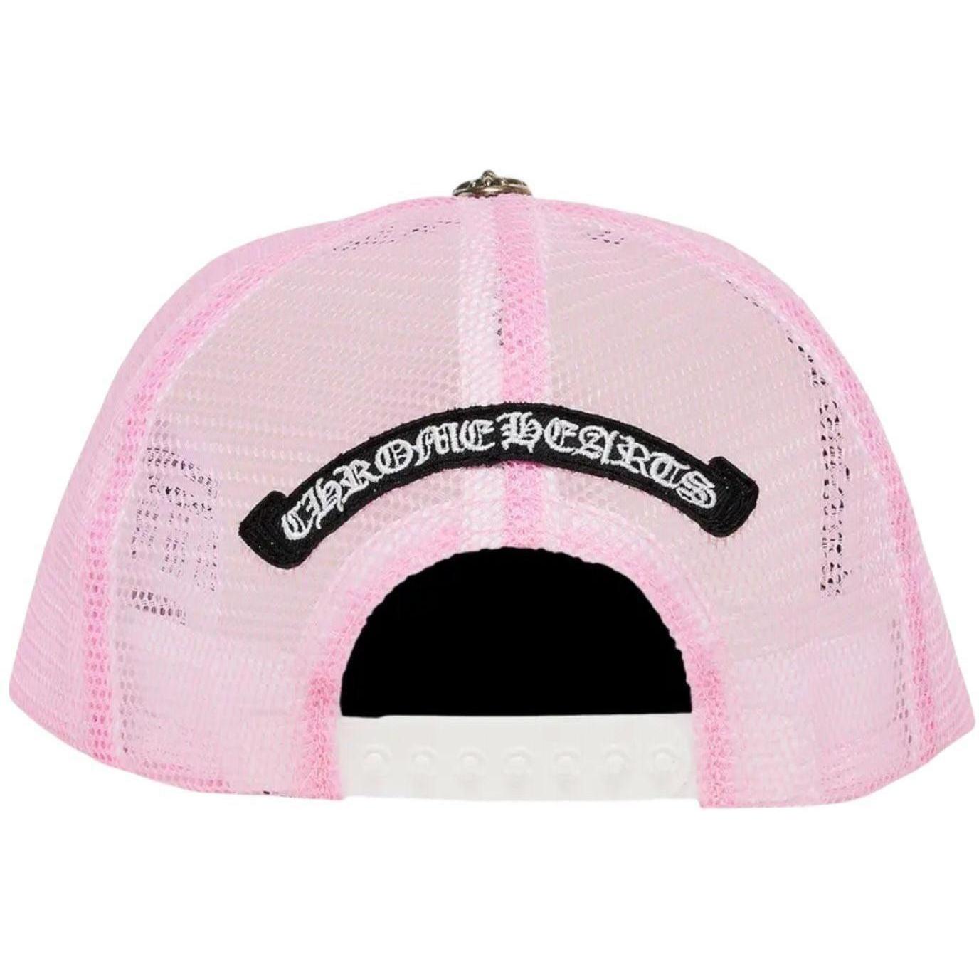 Chrome Hearts Matty Boy Sex Records Horse Shoe Trucker Hat Pink/White