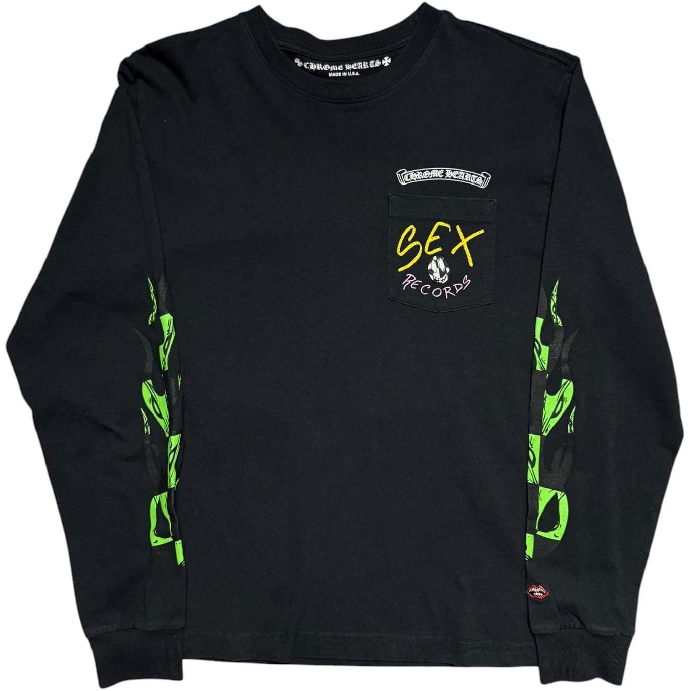 Chrome Hearts Matty Boy Sex Records It Is What It Is L/S T-shirt Black - Gently Used