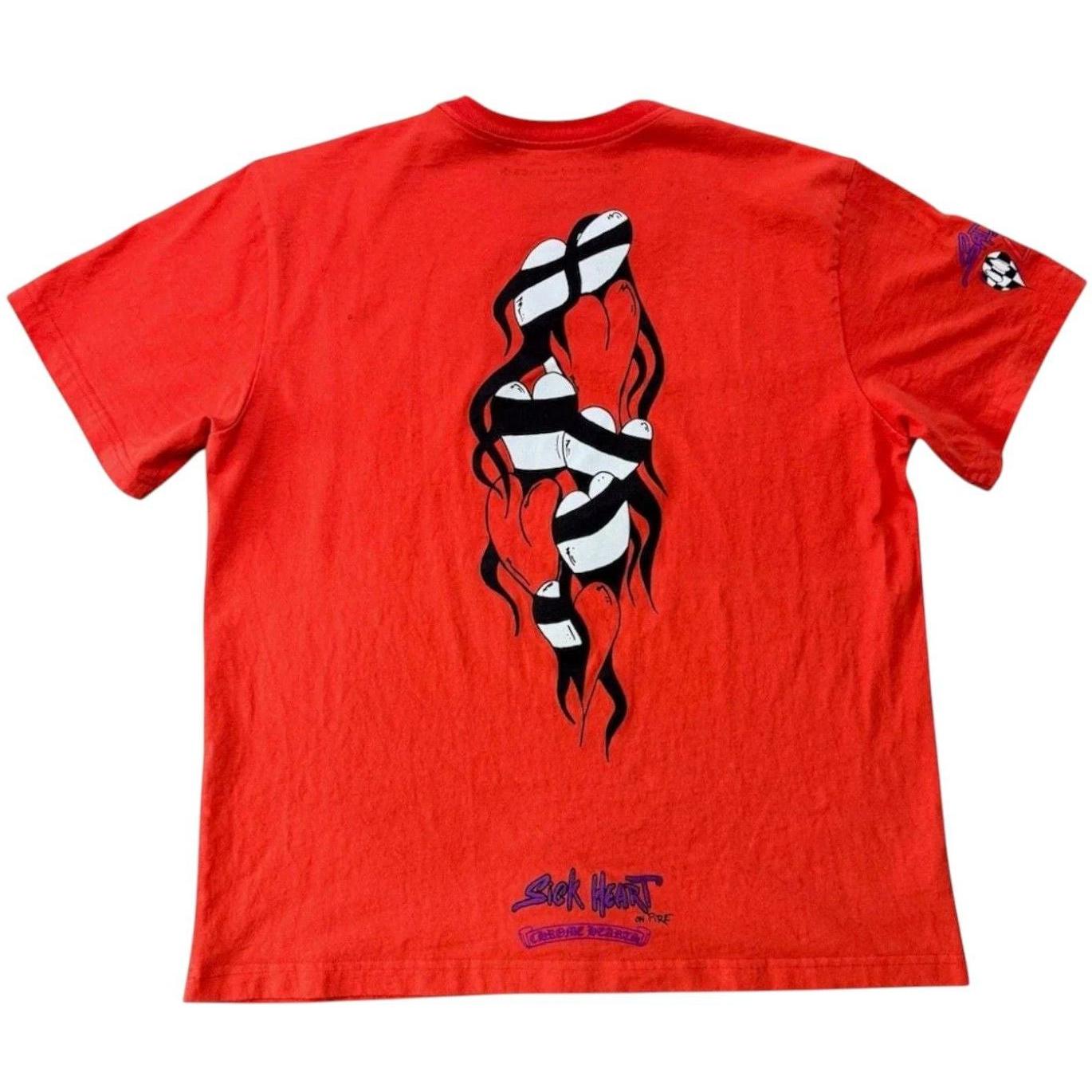 Chrome Hearts Matty Boy Spark T-Shirt Orange