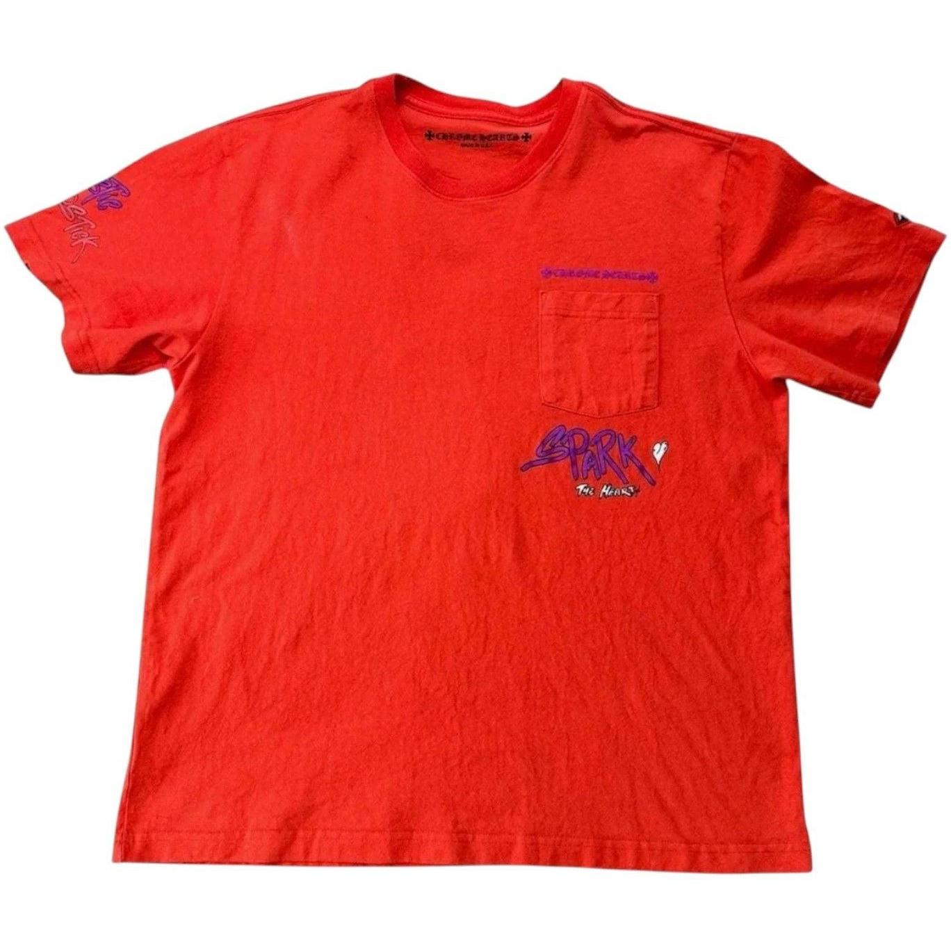 Chrome Hearts Matty Boy Spark T-Shirt Orange