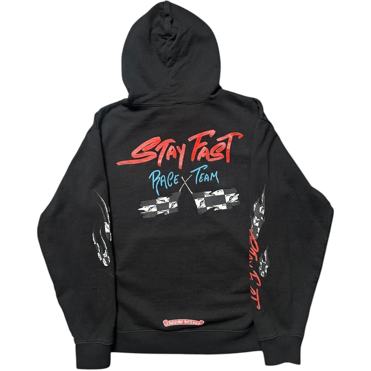 Chrome Hearts Matty Boy Stay Fast Hoodie Black - Like New