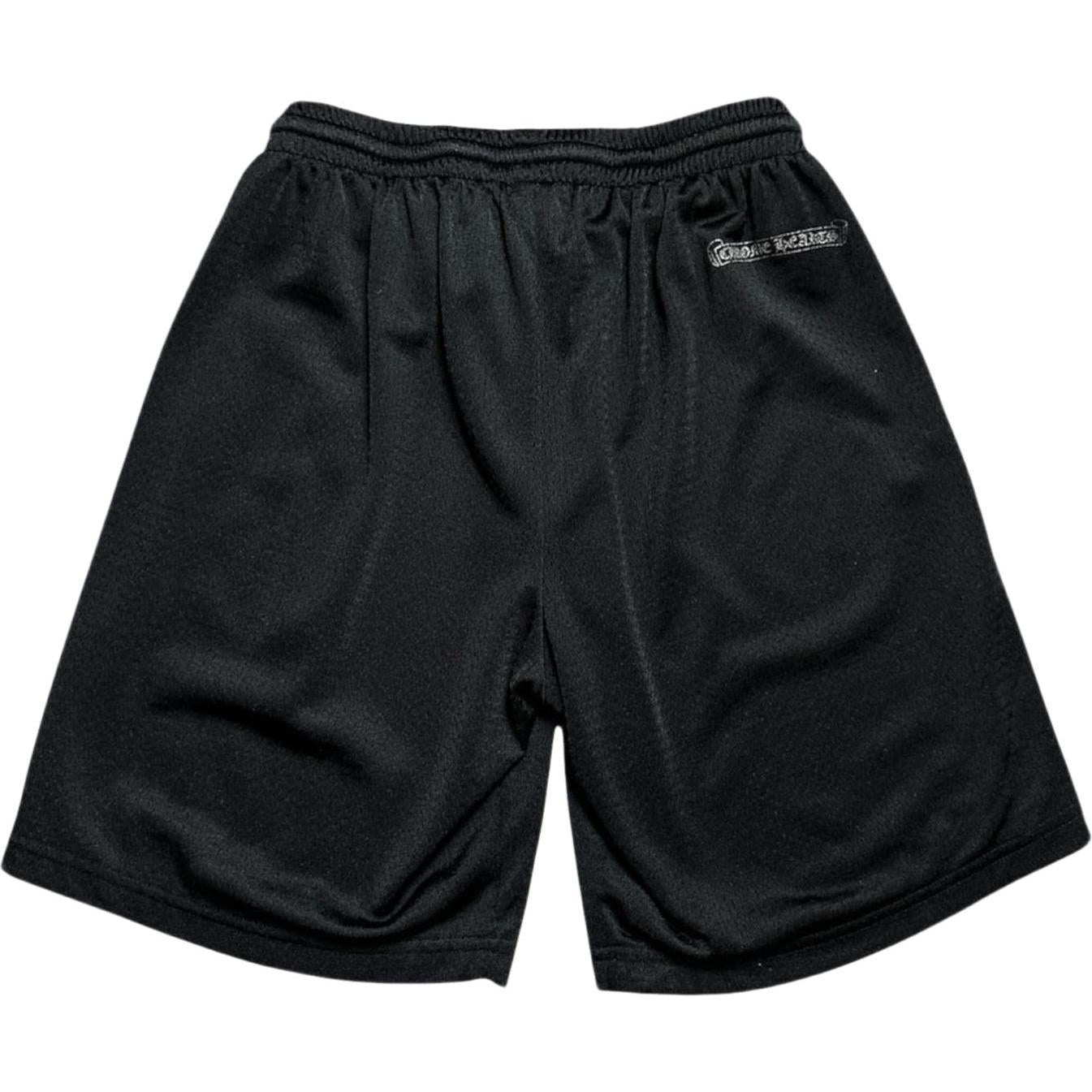 Chrome Hearts Mesh Varsity Shorts Black