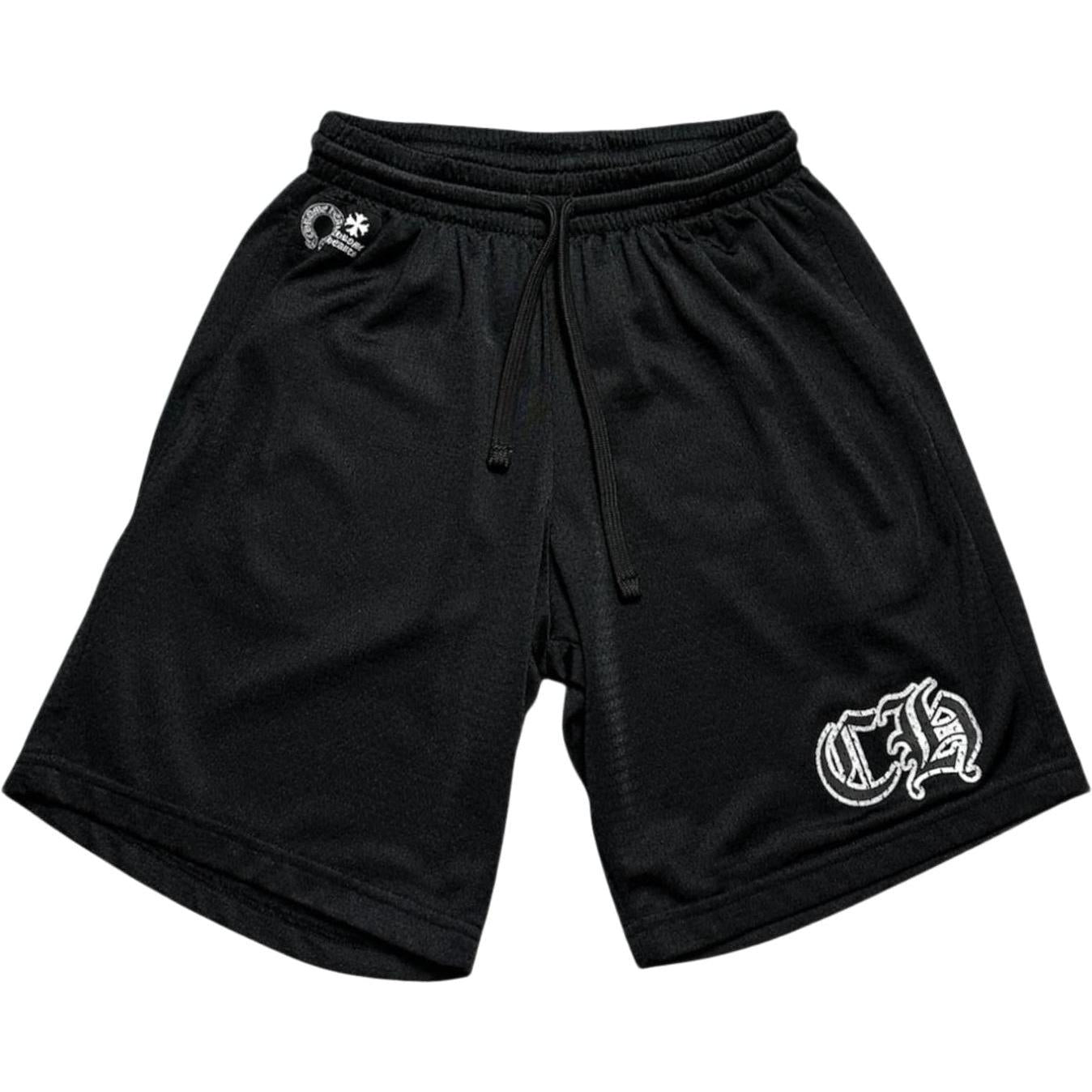 Chrome Hearts Mesh Varsity Shorts Black
