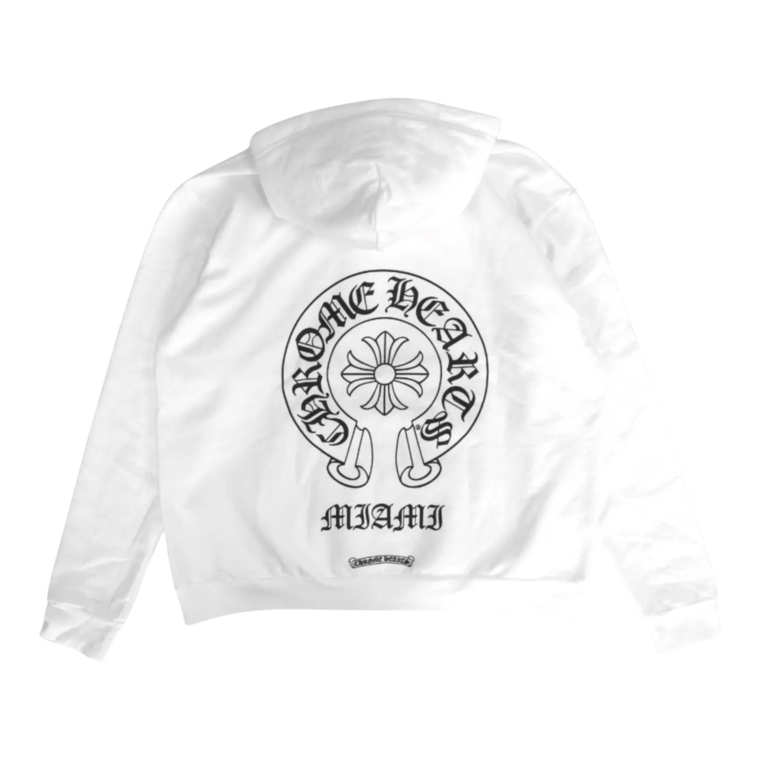 Chrome Hearts Miami Exclusive Horseshoe Hoodie White