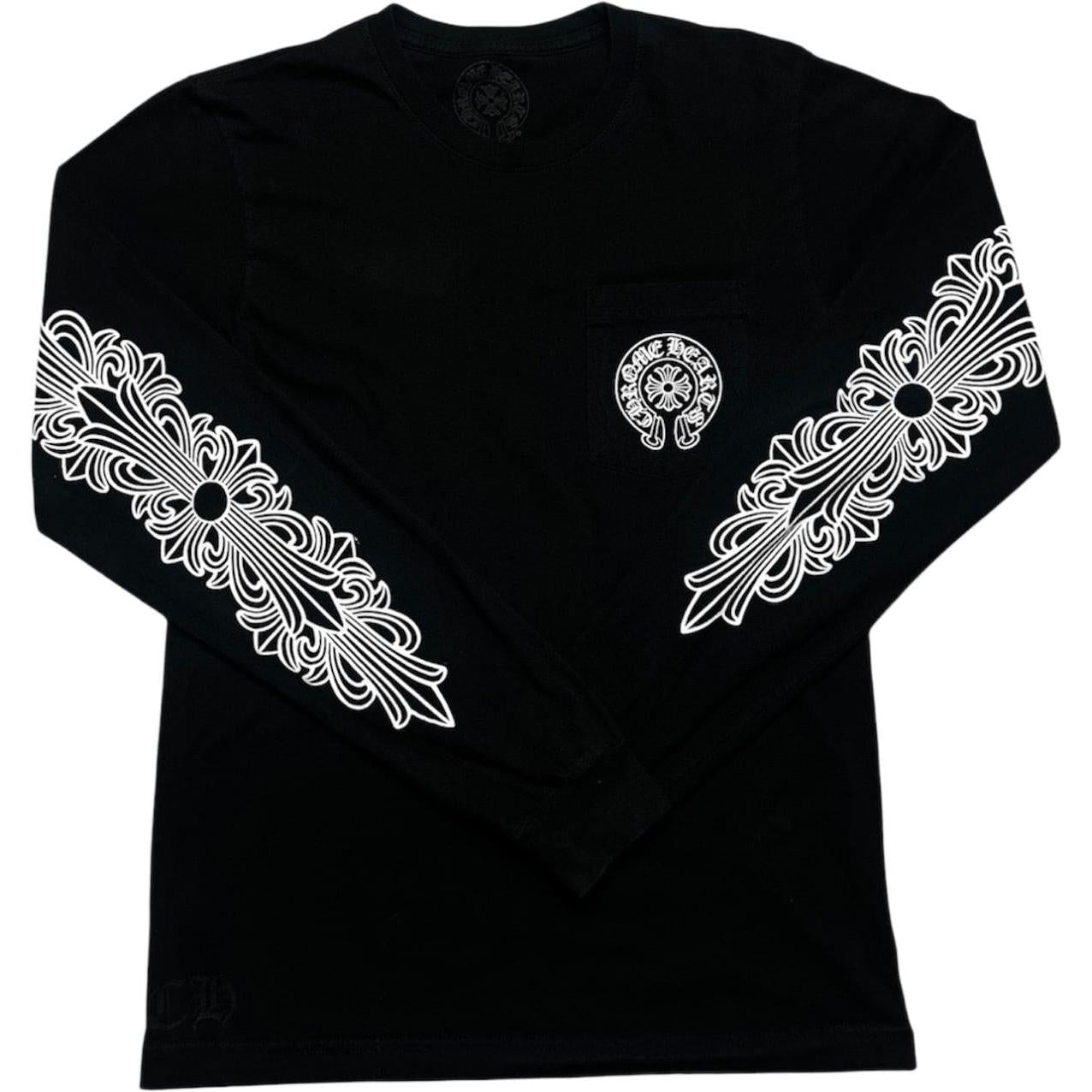 Chrome Hearts Miami Exclusive Horseshoe L/S T-shirt Black