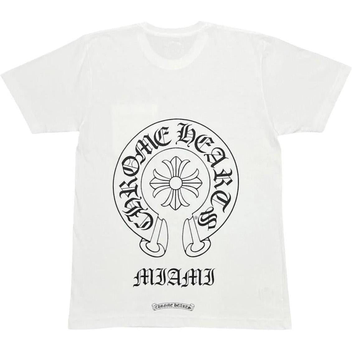 Chrome Hearts Miami Exclusive Horseshoe T-shirt White