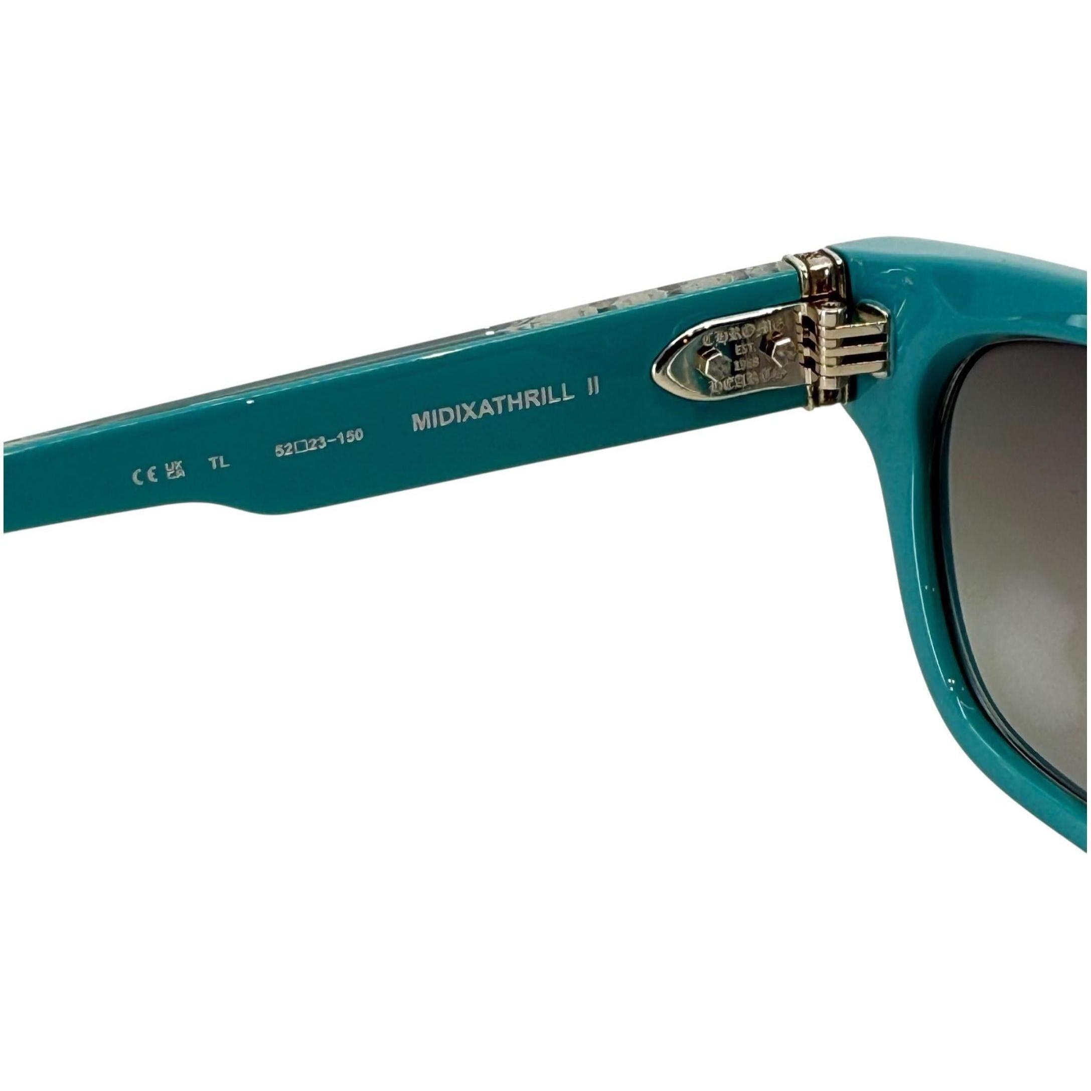 Chrome Hearts Midixathrill II Blue/Silver Sunglasses