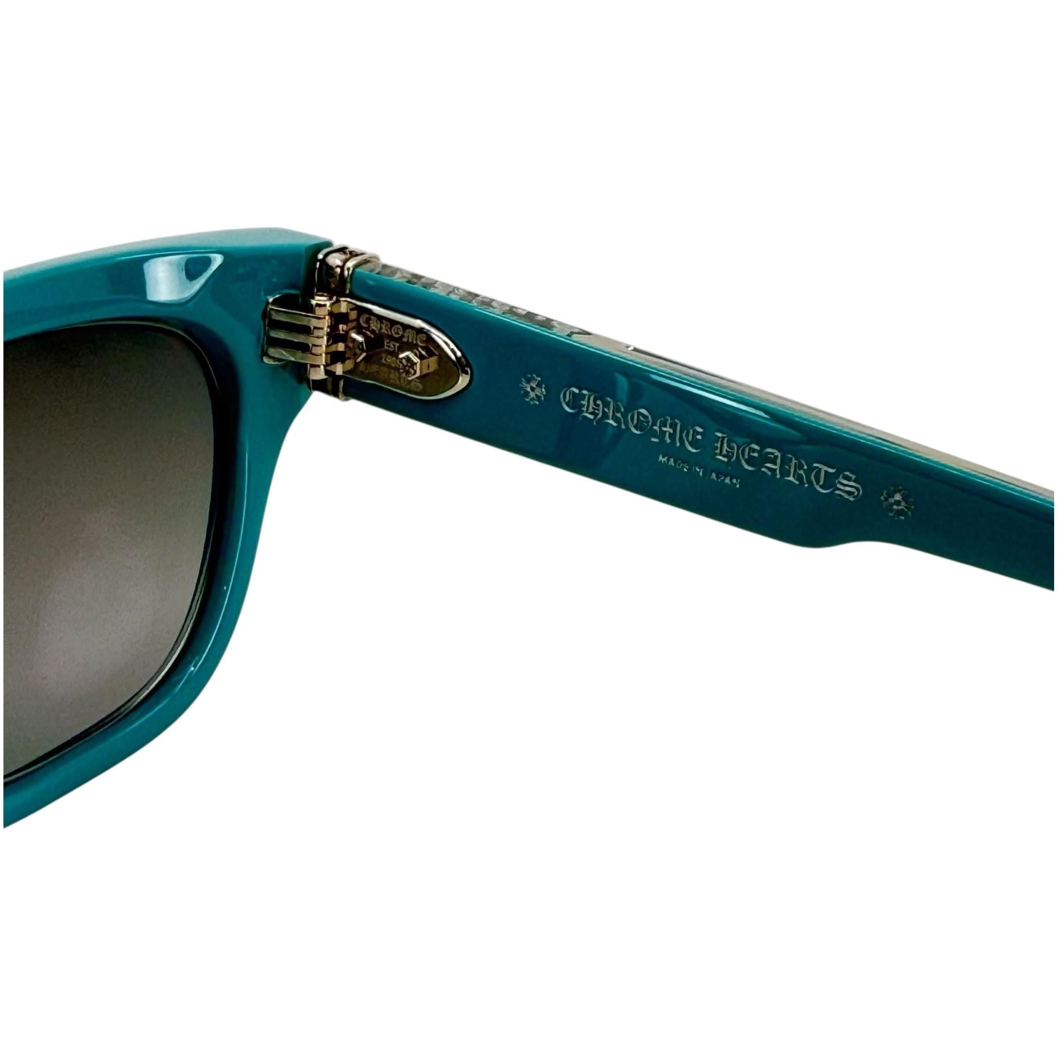 Chrome Hearts Midixathrill II Blue/Silver Sunglasses
