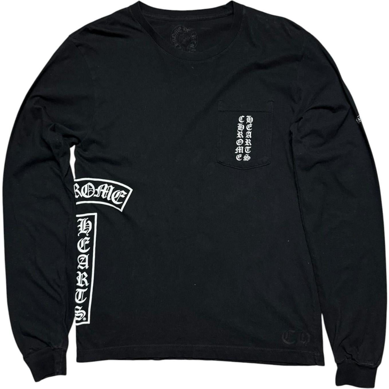 Chrome Hearts Multi Logo L/S T-shirt Black - Like New