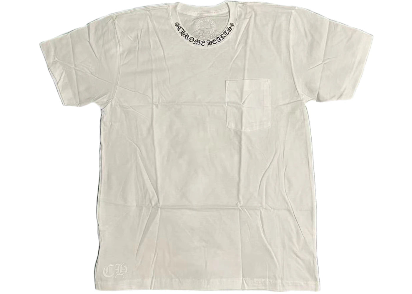 Chrome Hearts Neck Logo Horseshoe T-Shirt White