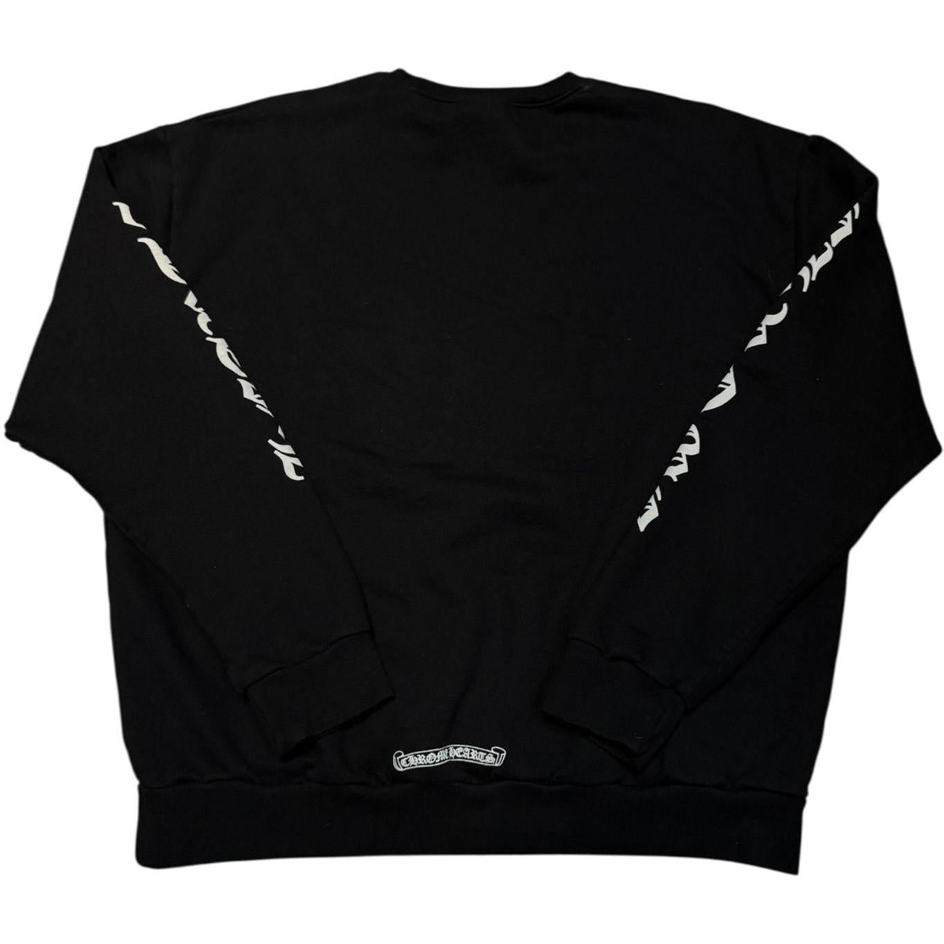 Chrome Hearts Neck Logo L/S Sweatshirt Black - Like New