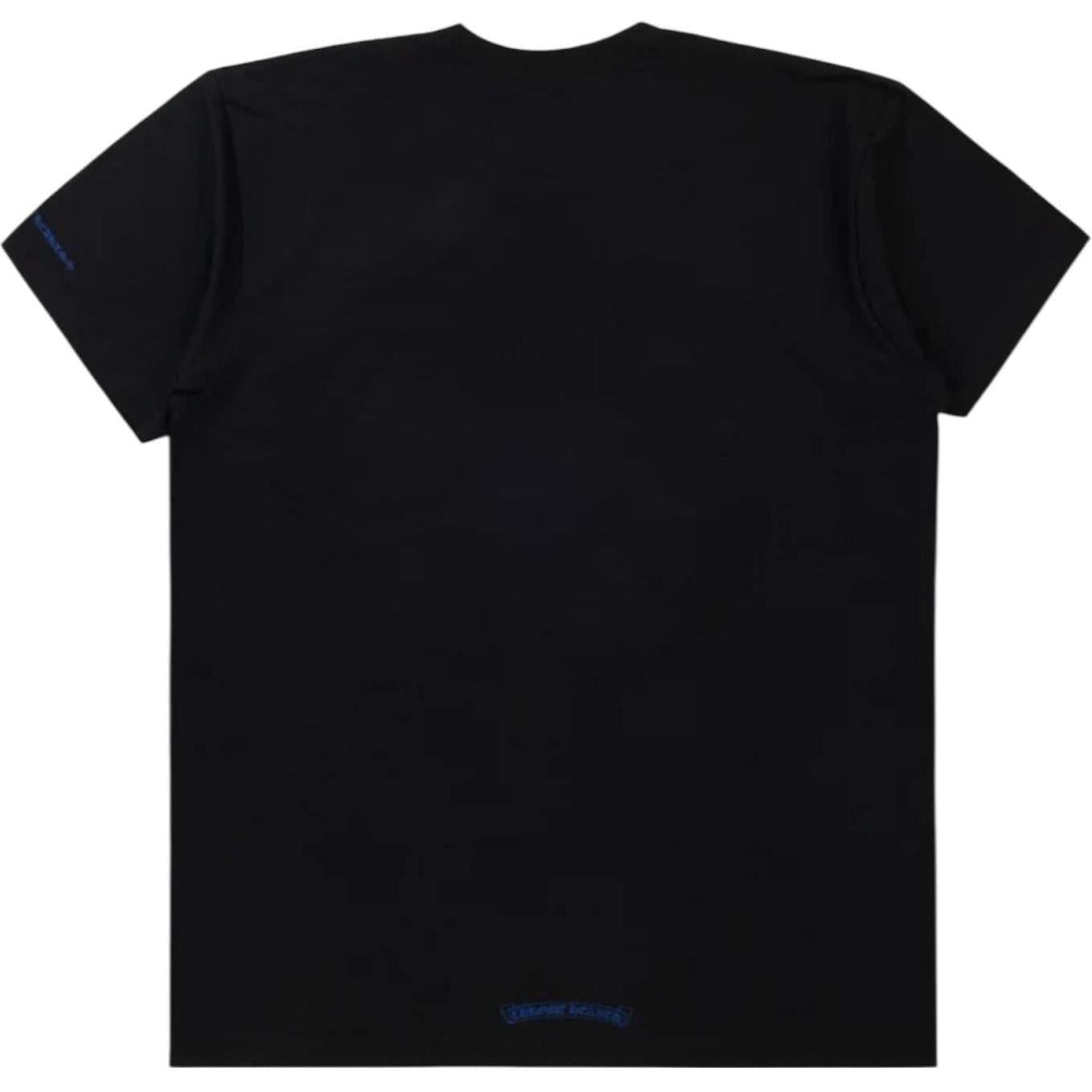 Chrome Hearts Neck Logo T-Shirt Black/Blue