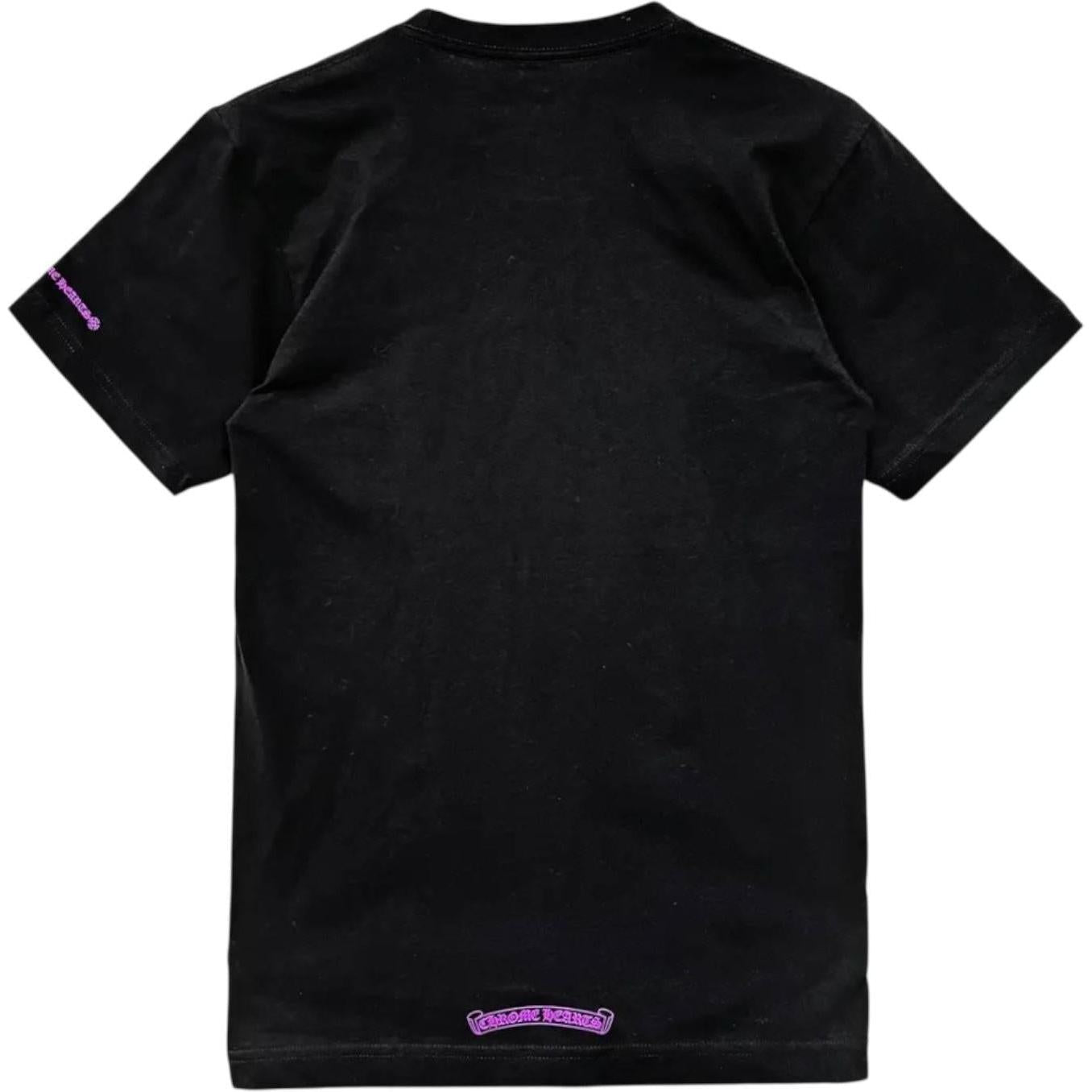 Chrome Hearts Neck Logo T-shirt Black/Purple